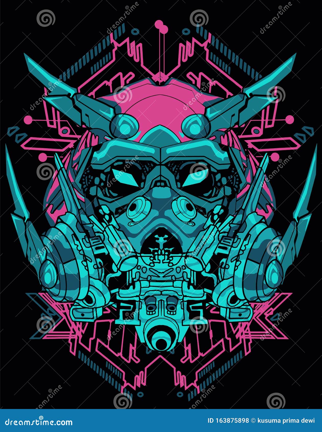 Cyberpunk logo vector фото 93