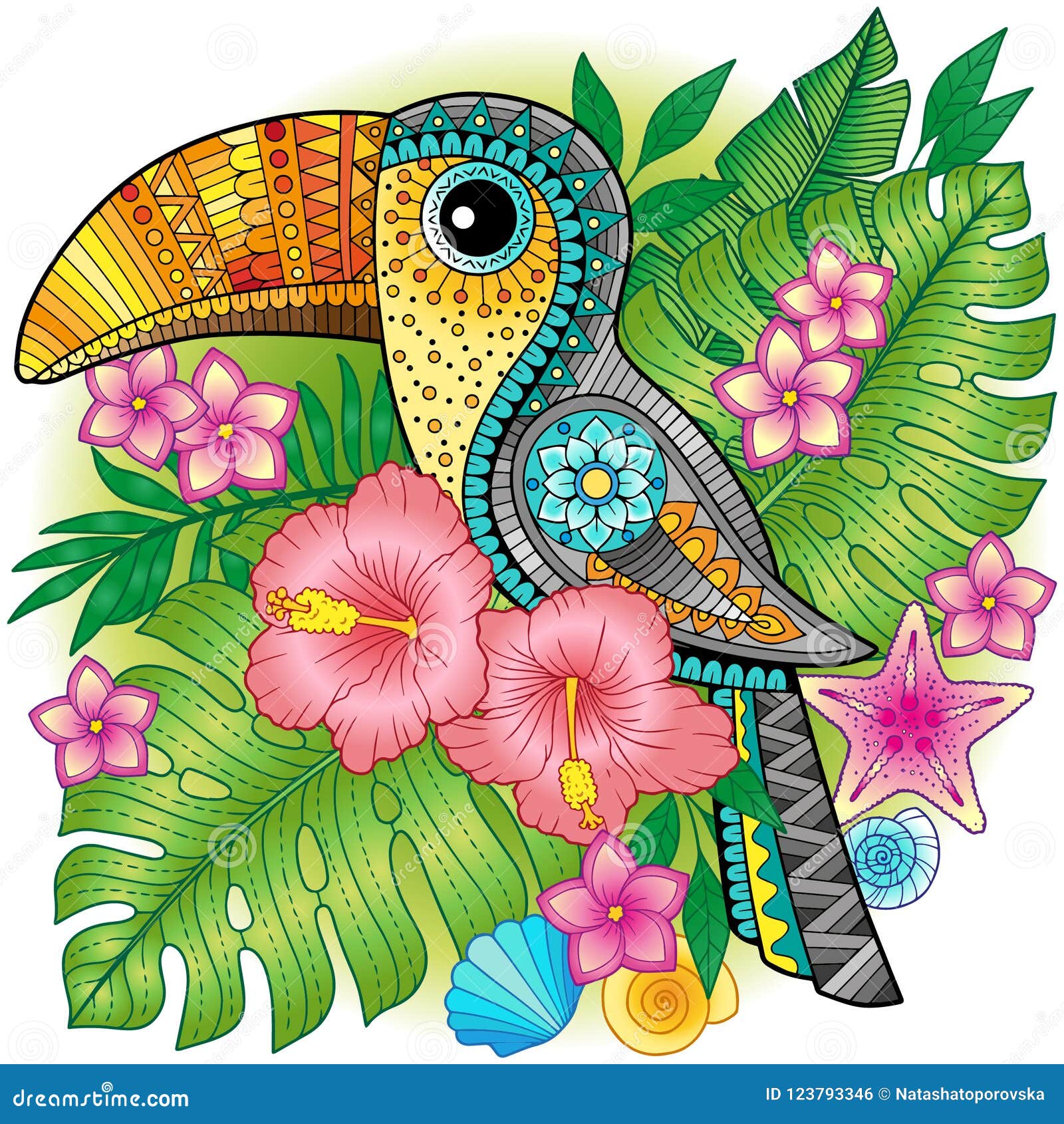 Un Toucan Decoratif Lumineux Parmi Les Plantes Et Les Fleurs Exotiques Dirigez L Image Pour La Copie Sur Des Vetements Textiles Illustration De Vecteur Illustration Du Copie Textiles Un Toucan Decoratif Lumineux Parmi Les Plantes Et Les Fleurs Exotiques Dirigez L Image Pour La Copie Sur Des Vetements Textiles Illustration De Vecteur Illustration Du Copie Textiles