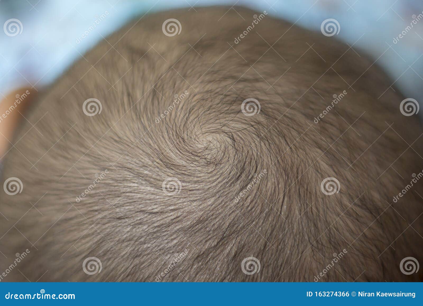 Un Tourbillon De Cheveux Est Un Coin De Cheveux Poussant Dans Une Direction  Circulaire Autour D'un Point Central Visible Photo stock - Image du  coiffure, centre: 163274366