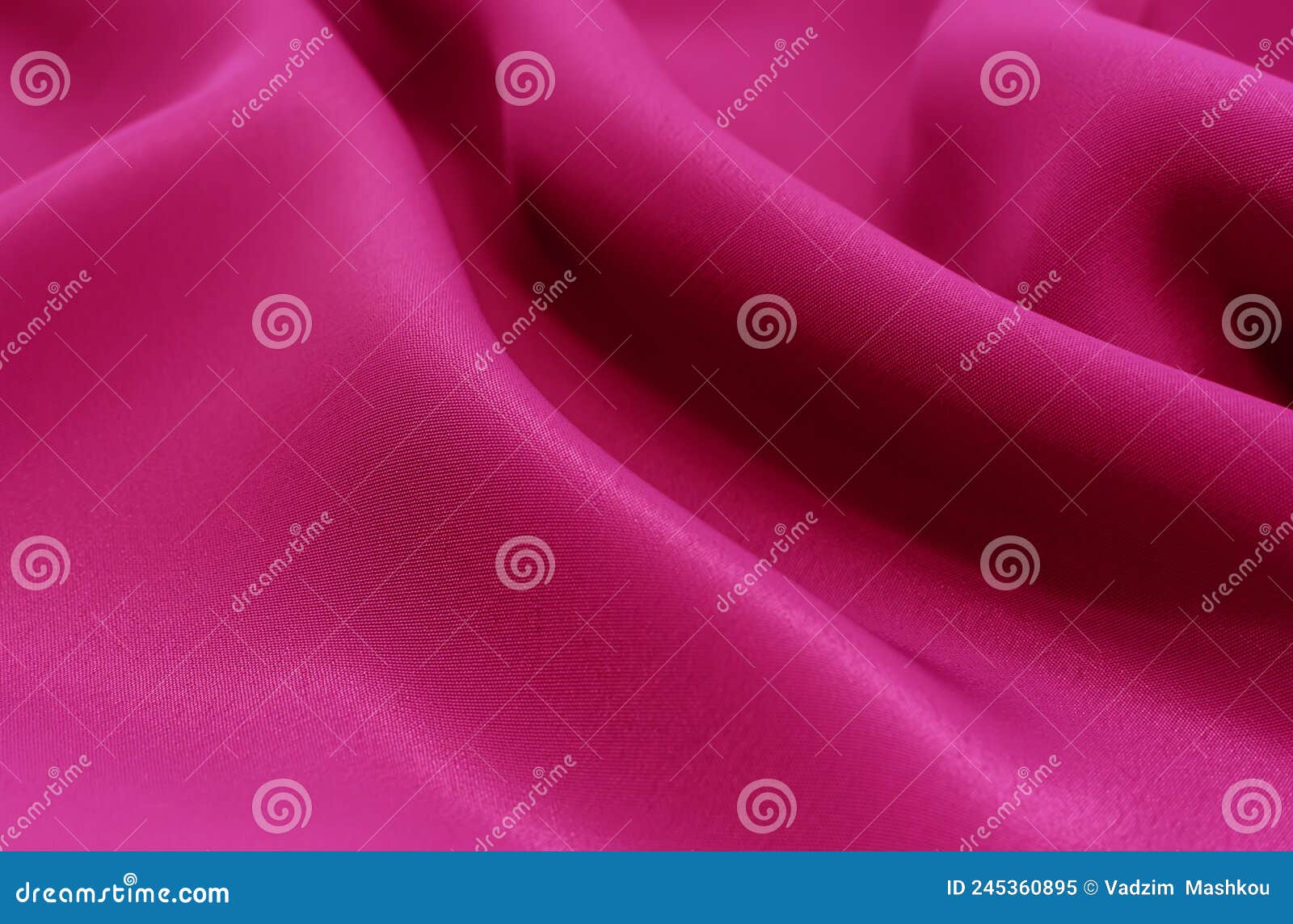Fondo de textura de tela roja patrón arrugado de seda o lino