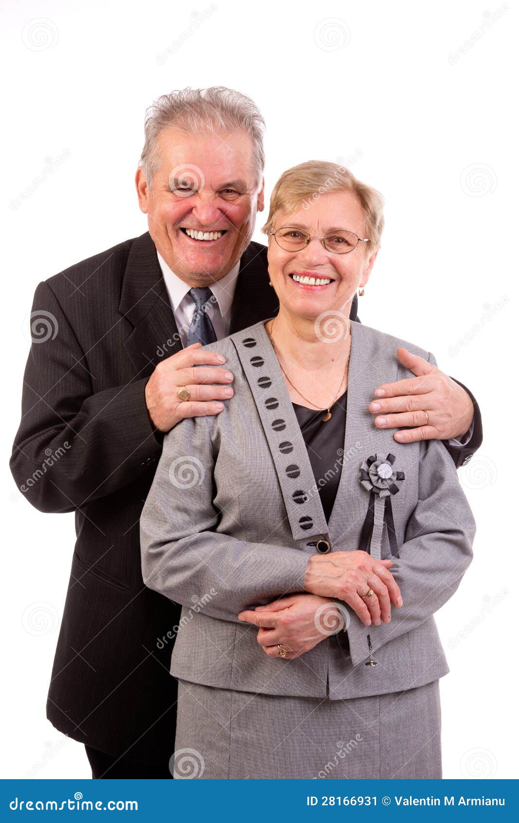 Un Vieux Sourire Suprieur De Couples Image Stock Image Du