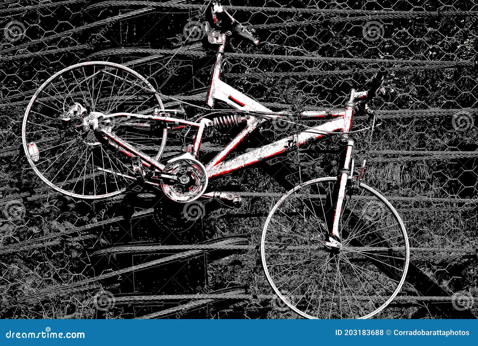 Bicicleta de montaña antigua sale