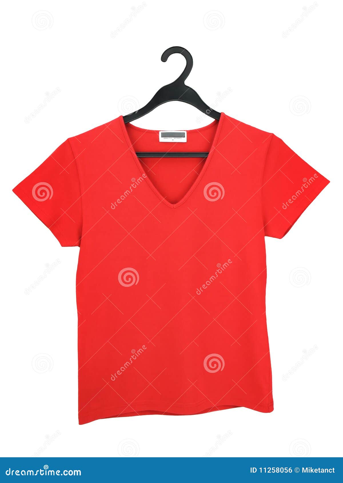 Una Blusa Roja En Una Foto archivo - Imagen de belleza, percha: 11258056