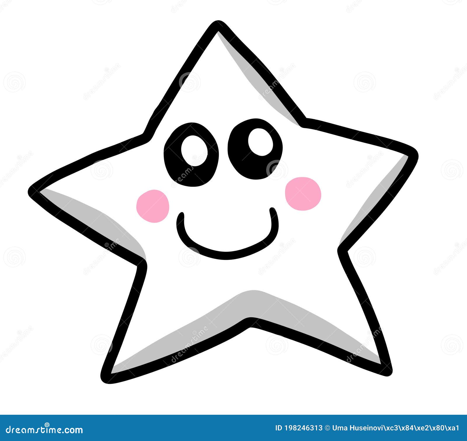 Una Estrella Blanca Feliz De Dibujos Animados Stock de ilustración - Ilustración de colorido, concepto: 198246313 Una Estrella Blanca Feliz De Dibujos Animados Stock de ilustración - Ilustración de colorido, concepto: 198246313