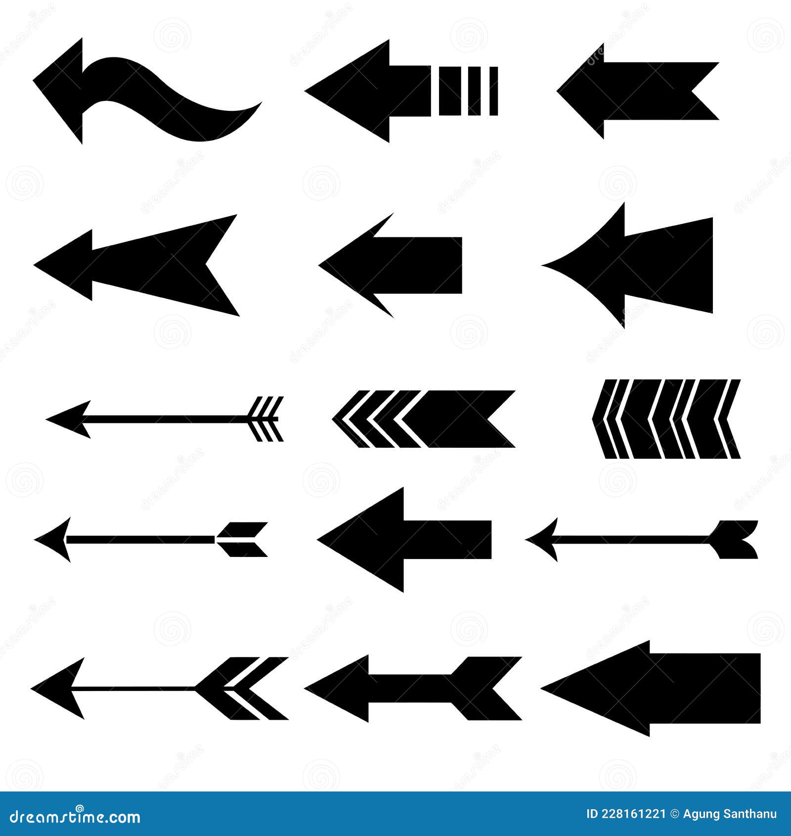 Pelmel barrera Clancy Una Ilustración De Conjunto De Flechas O Marcas De Ruta De Puntero  Ilustración del Vector - Ilustración de plano, marcas: 228161221