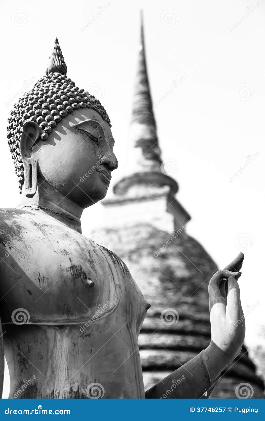 Biblia Inadecuado organizar Una Imagen Antigua De Buda, Blanco Y Negro Imagen de archivo - Imagen de  retrato, tailandia: 37746257