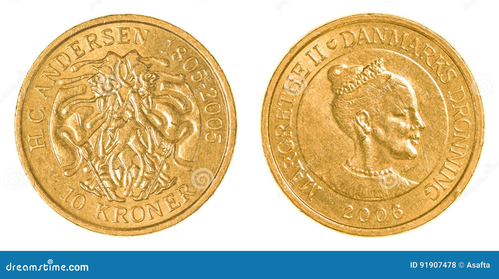 Vecchia Moneta Danimarca Immagine Stock. Immagine Di Macedonia - 26442235 - Foto 2