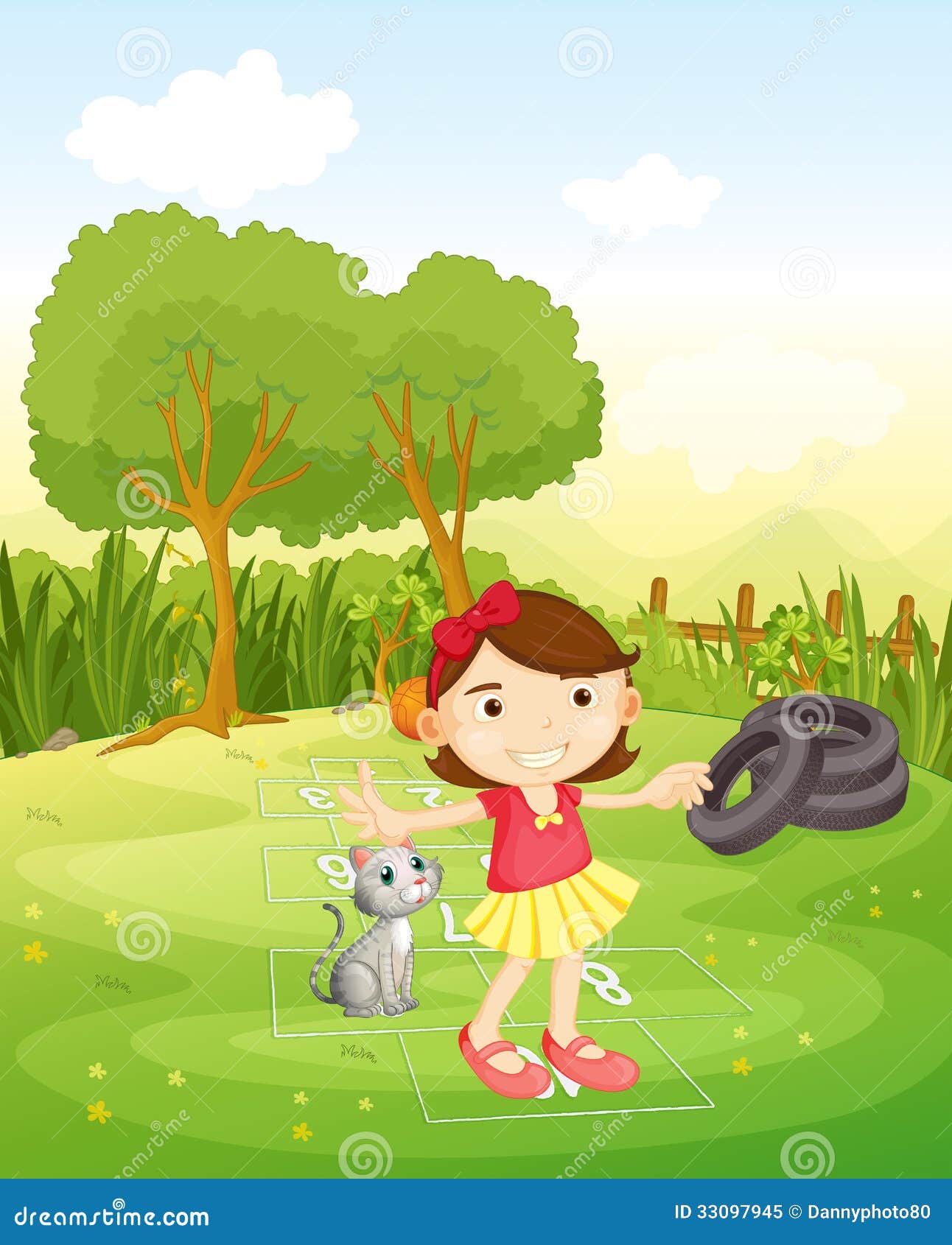 Una Muchacha Que Juega En El Parque Con Su Gato Ilustración del Vector - Ilustración de historieta, persona: 33097945 Una Muchacha Que Juega En El Parque Con Su Gato Ilustración del Vector - Ilustración de historieta, persona: 33097945