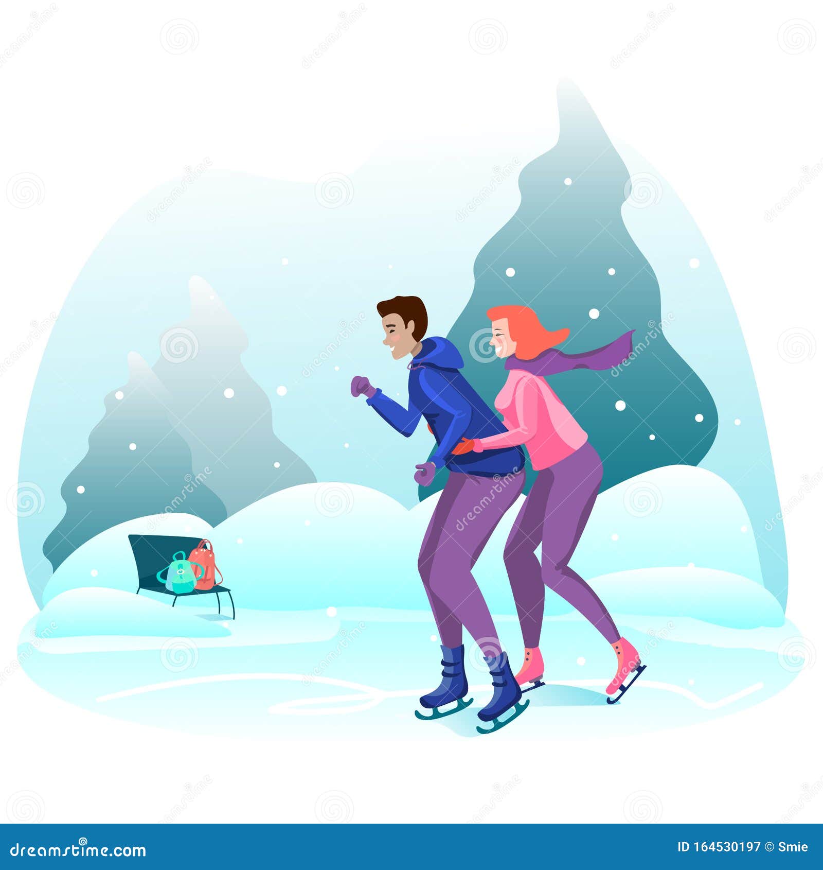 Una Pareja Feliz Cabalgando En La Pista Actividades Al Aire Libre En Invierno Ilustración del Vector - Ilustración de feliz, hombre: 164530197 Una Pareja Feliz Cabalgando En La Pista Actividades Al Aire Libre En Invierno Ilustración del Vector - Ilustración de feliz, hombre: 164530197