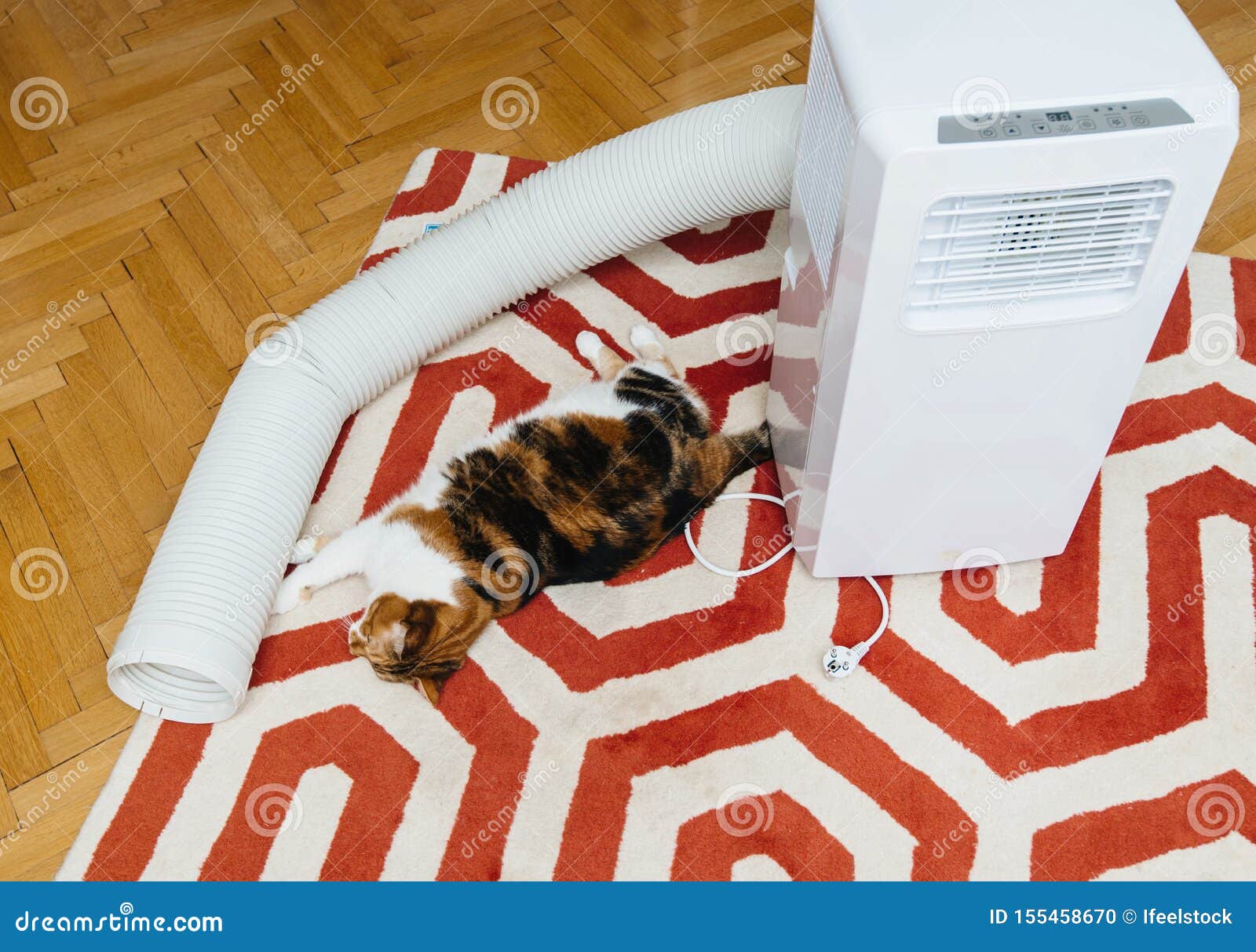 unboxing of new portable air conditioner unit ac