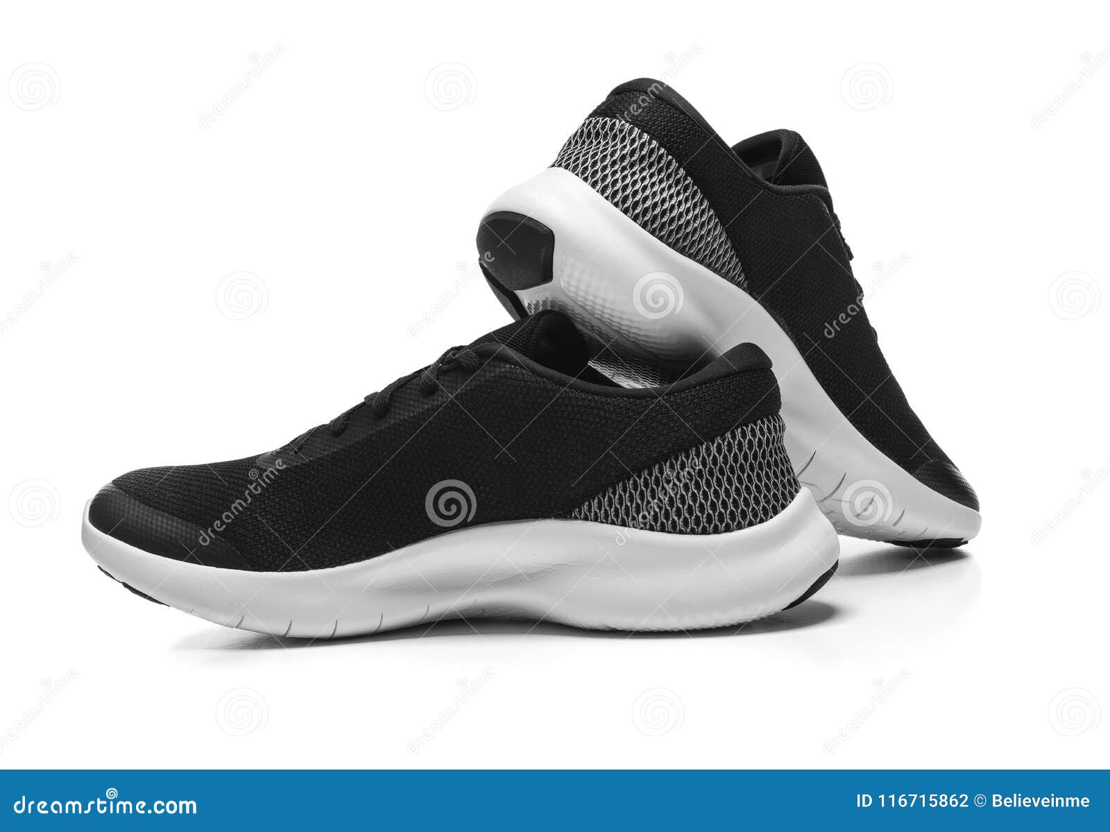 Sport Shoes Isolated on White Background Stock Photo - Image of ...
