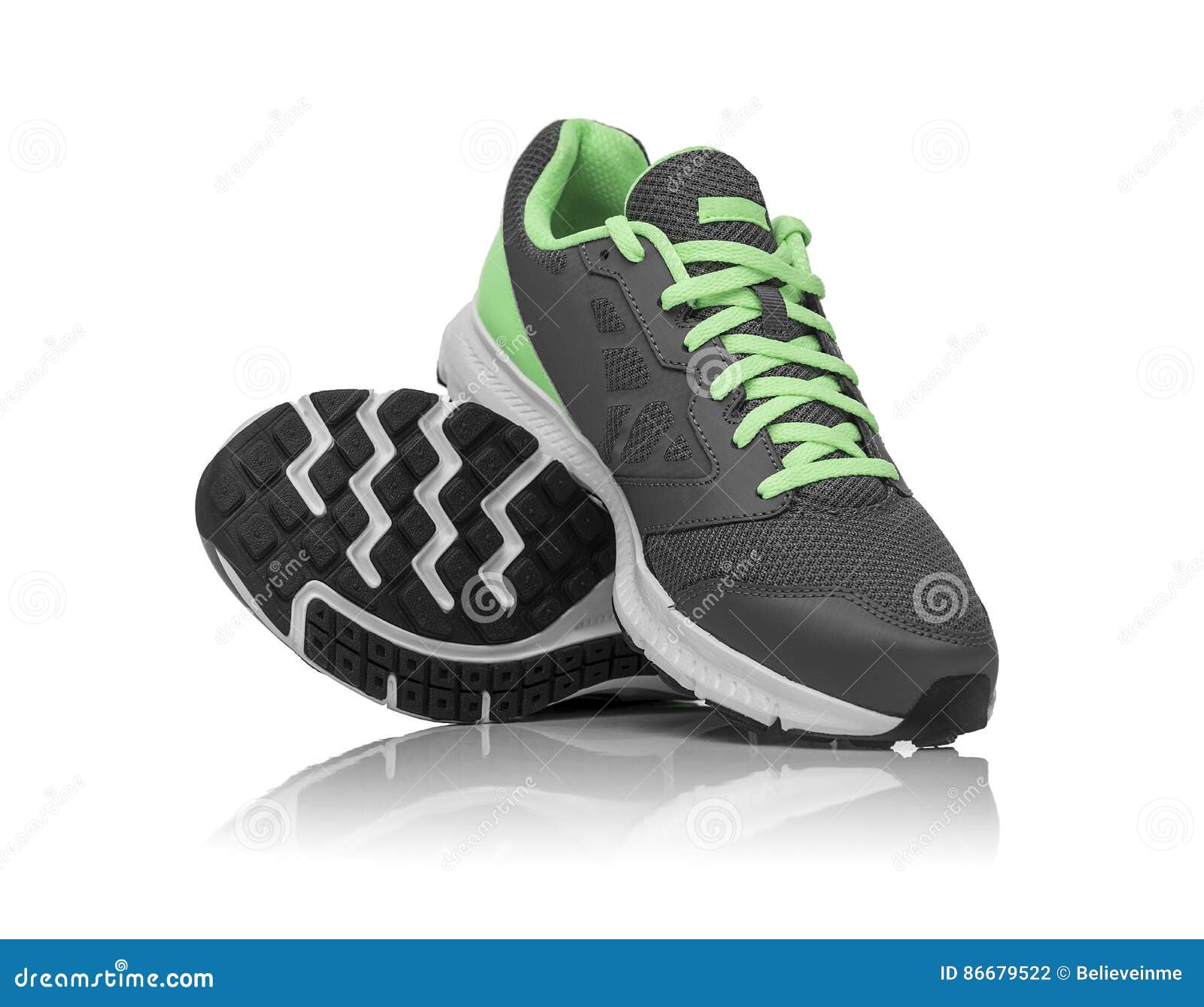 Unbranded modern sneakers. stock photo. Image of activity - 86679522