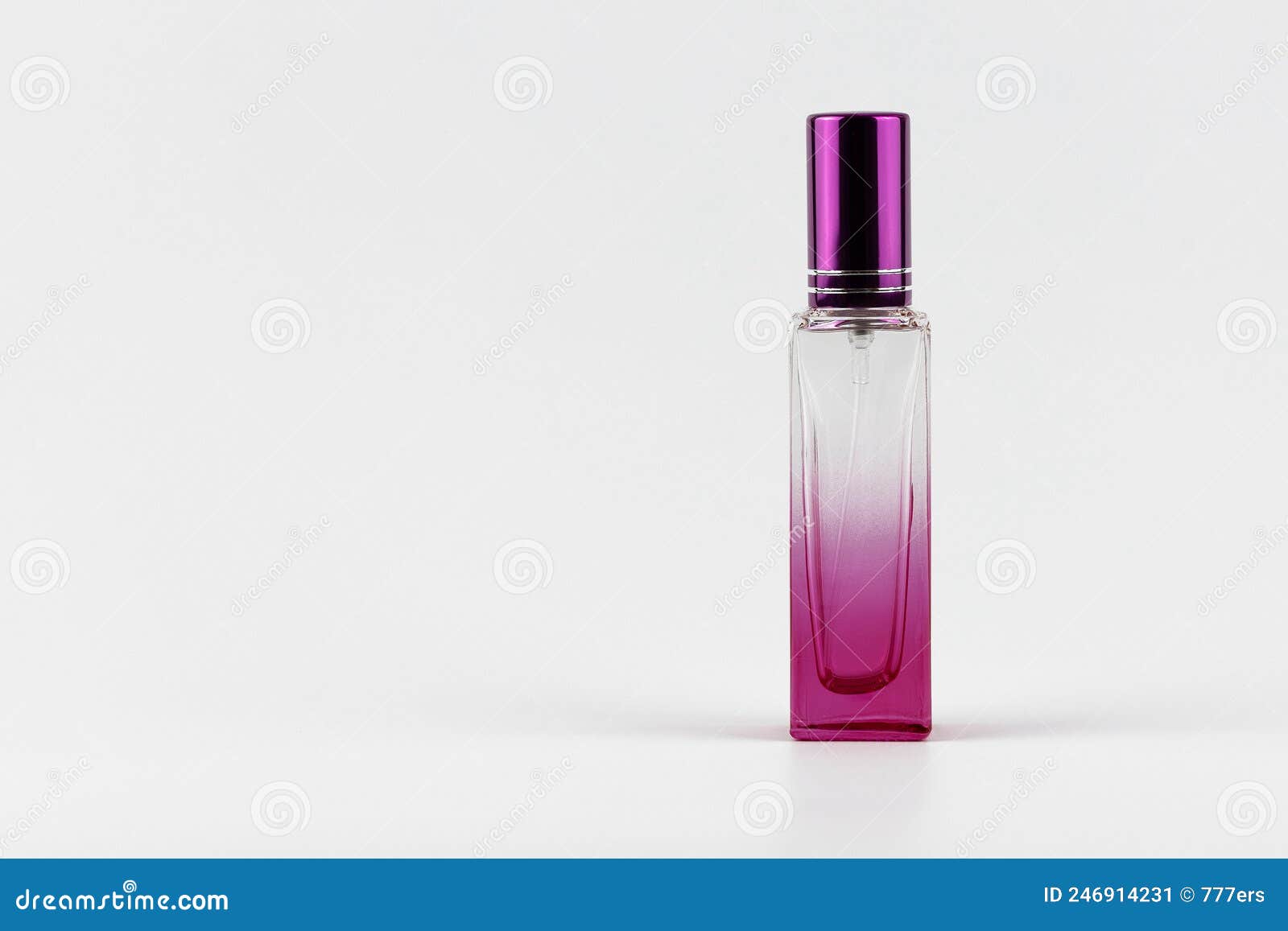 Unbranded Transparent Perfume Pink Glass Sprayer Minimal Style Concept ...