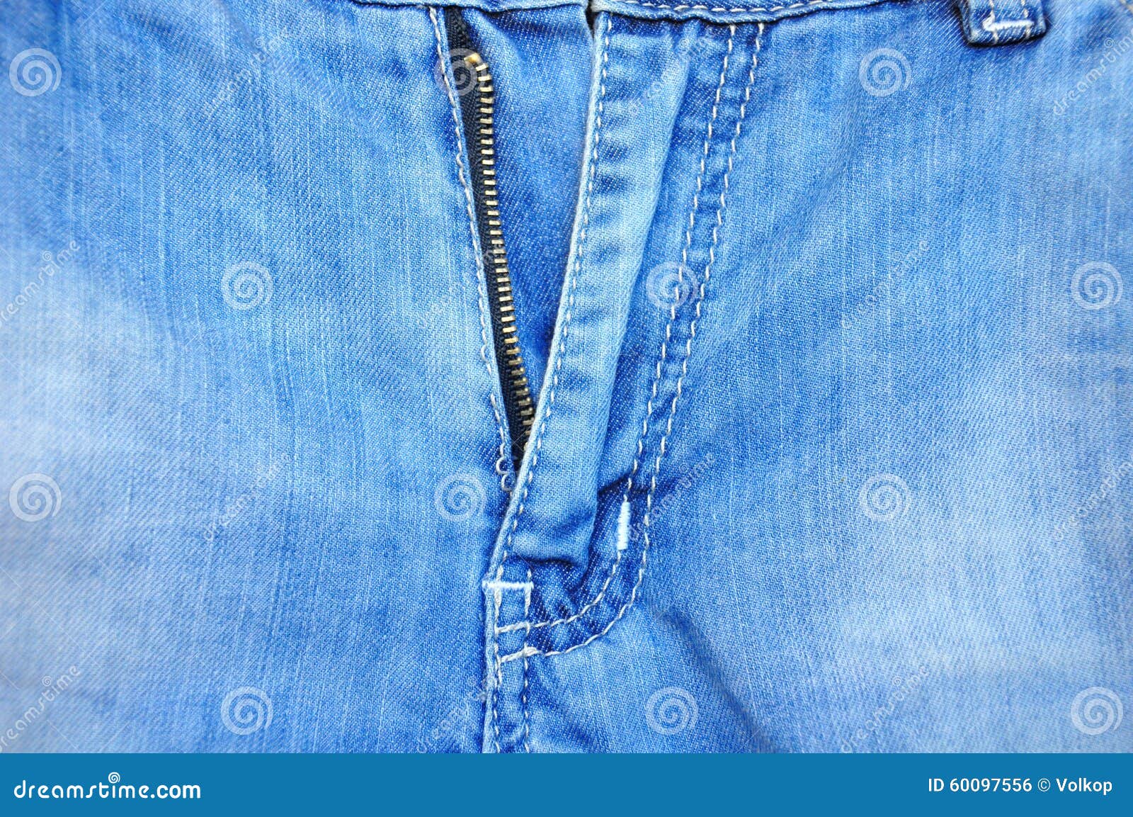 Unbuttoned Zip Zipper on Jeans Stock Photo - Image of close, closeup ...