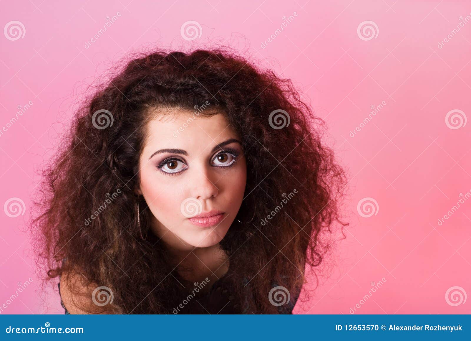 Uncheerful young woman stock photo. Image of hippie, lively - 12653570