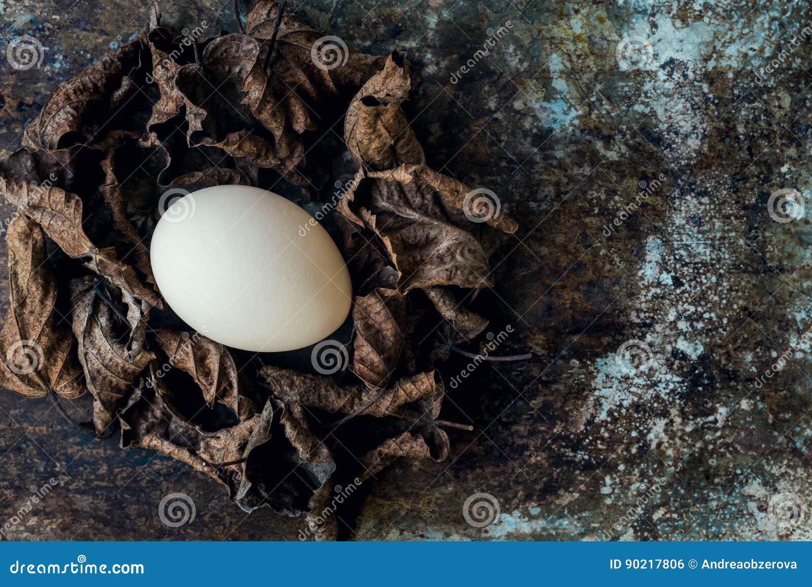 uncolored natural easter eggs, happy easter concept, easter background