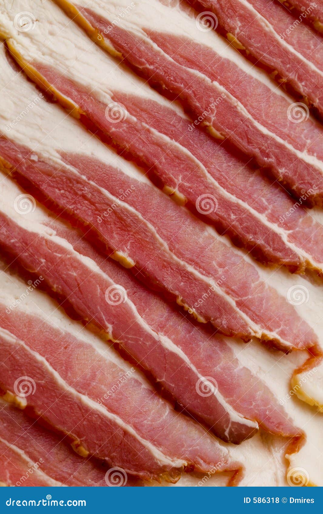 uncooked bacon