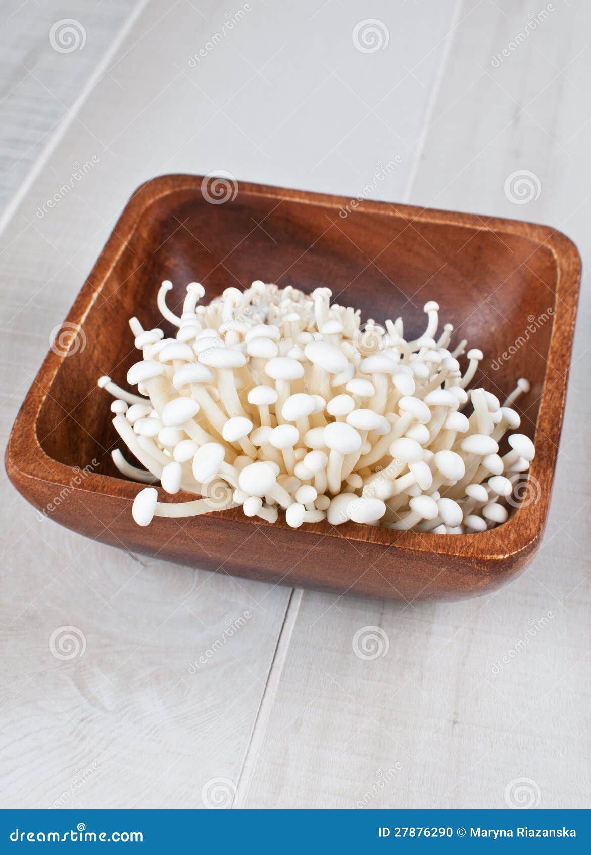 Uncooked Enoki Mushrooms Vertical Stock Photo Image of cuisine