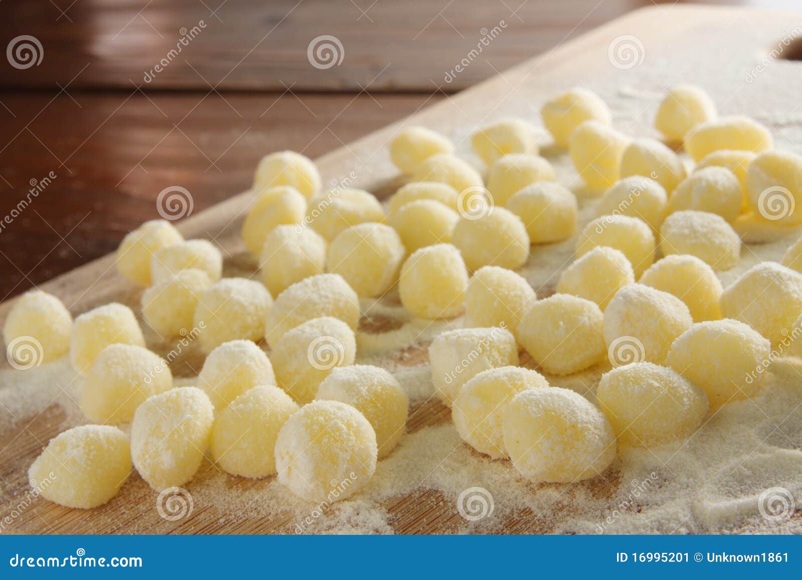 Uncooked Gnocchi pasta stock image. Image of lunch, culture 16995201