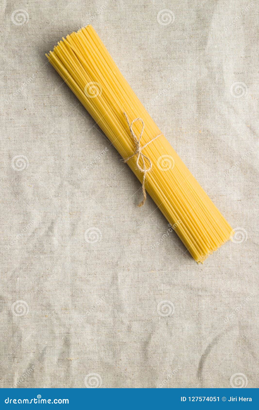 Uncooked spaghetti pasta. stock image. Image of restaurant 127574051