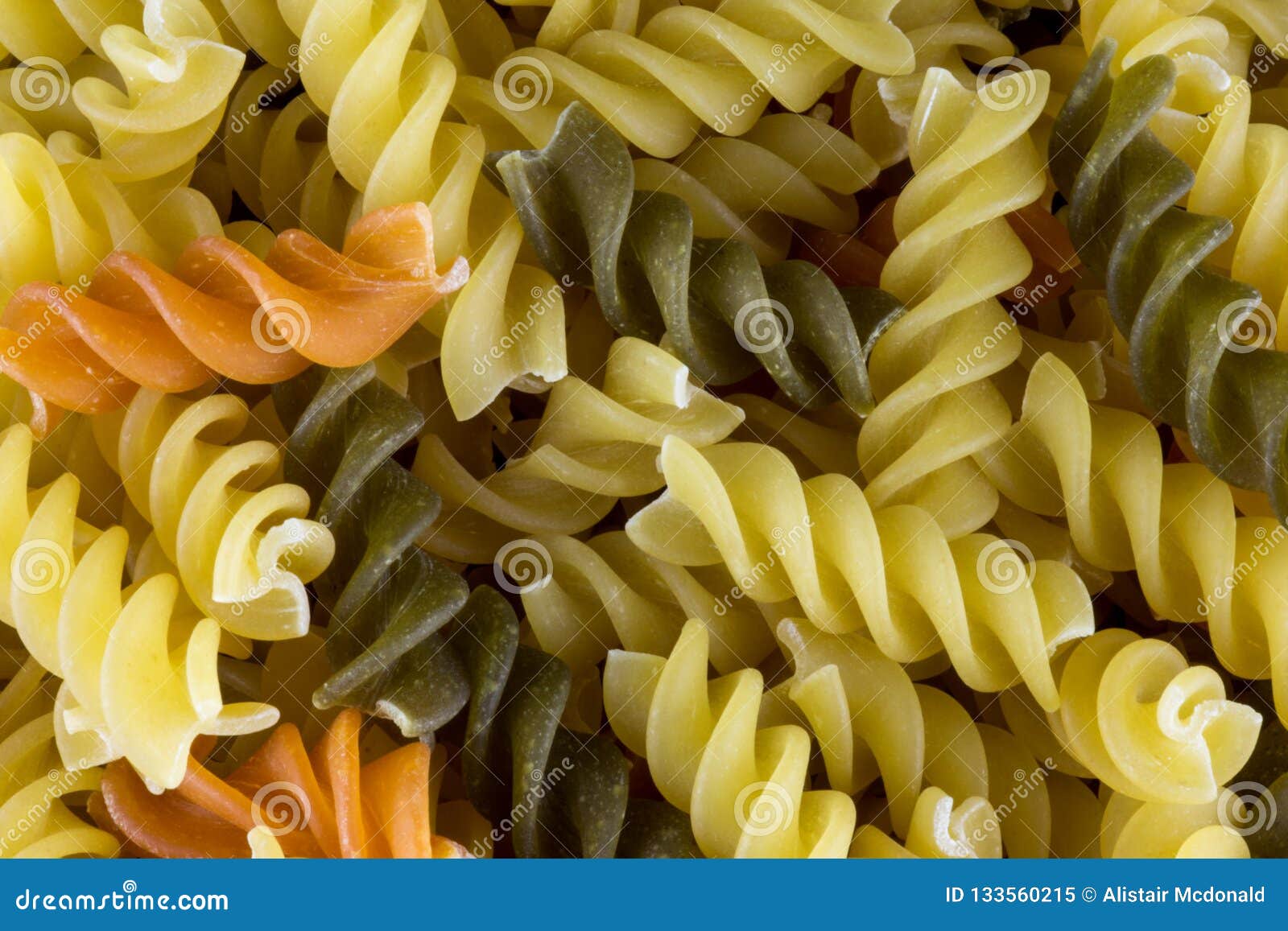 Download Uncooked Yellow And Green Fusilli Pasta Stock Image Image Of Cooking Italian 133560215 Yellowimages Mockups