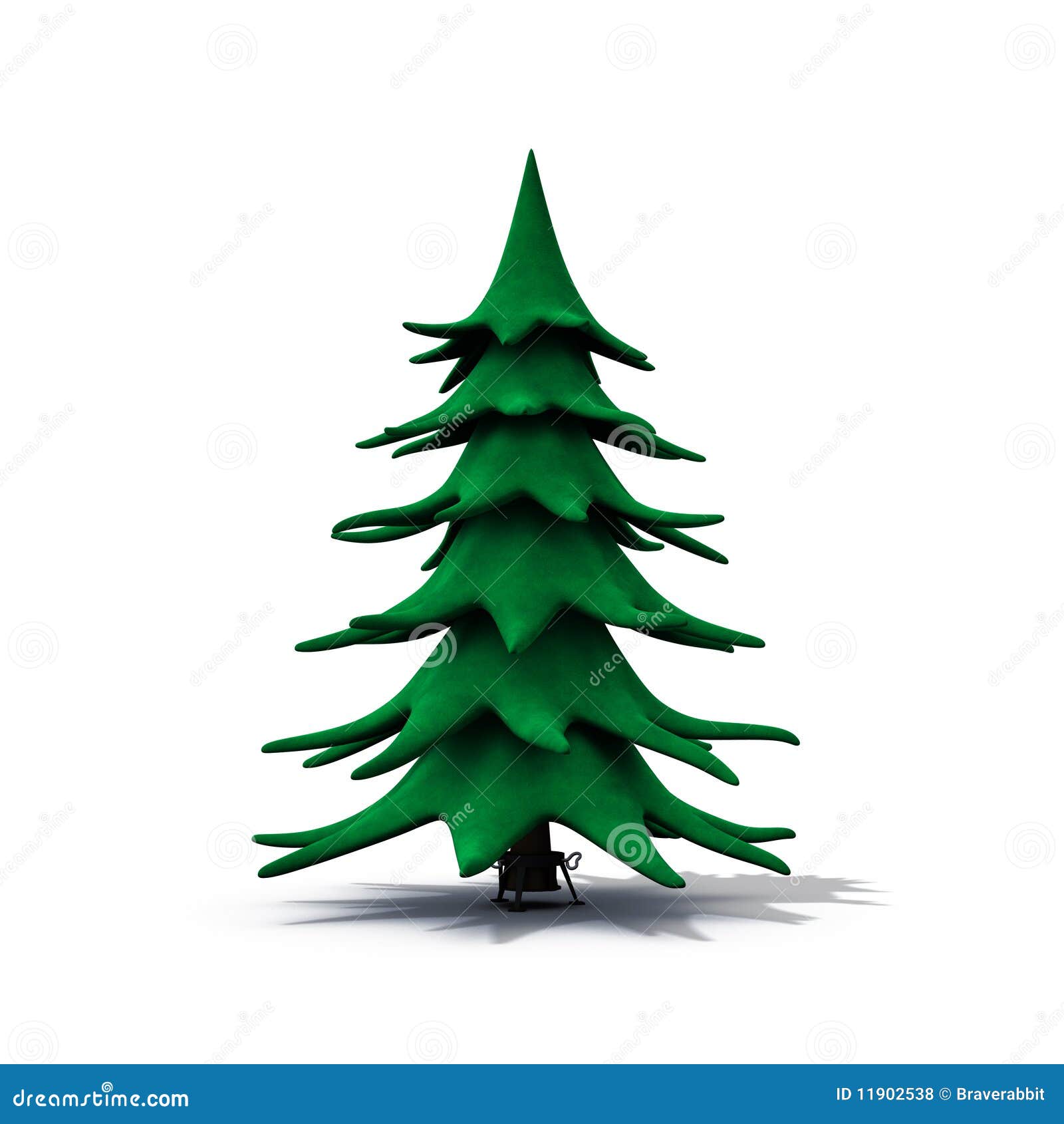 Undecorated Christmas Tree Royalty Free Stock Photos Image 11902538
