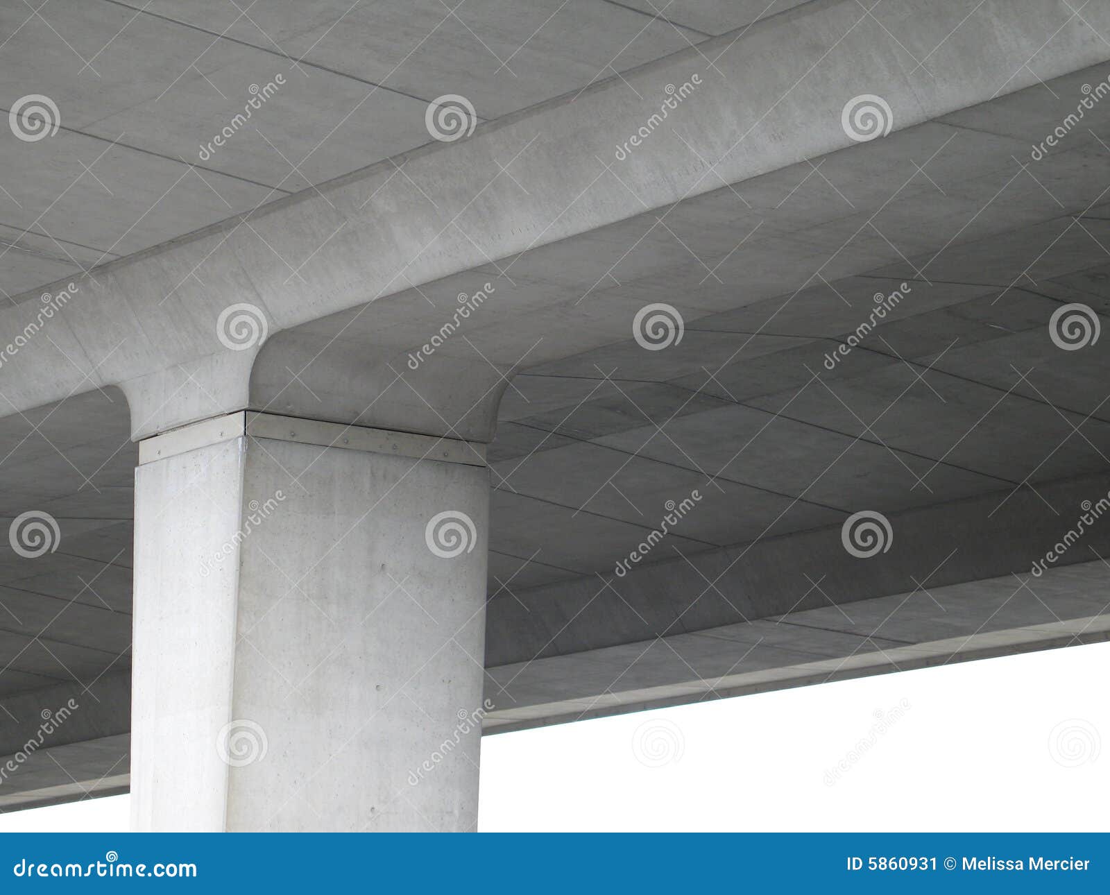 Under a cement highway stock image. Image of bridge, viaduct - 5860931