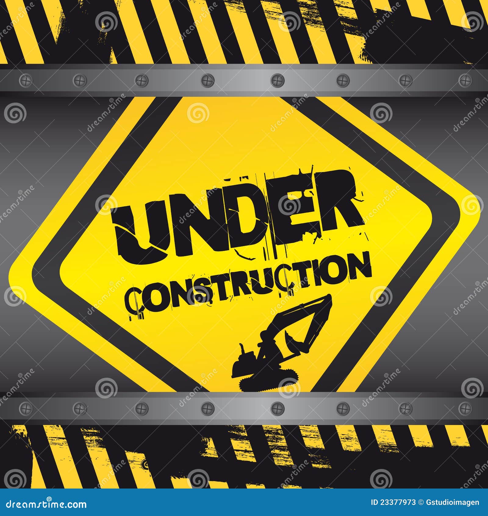 Under construction stock illustration. Illustration of graphic - 23377973