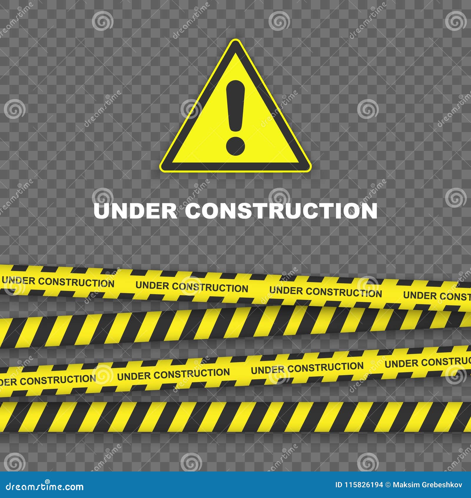 Under Construction Background Stock Vector - Illustration of design ...
