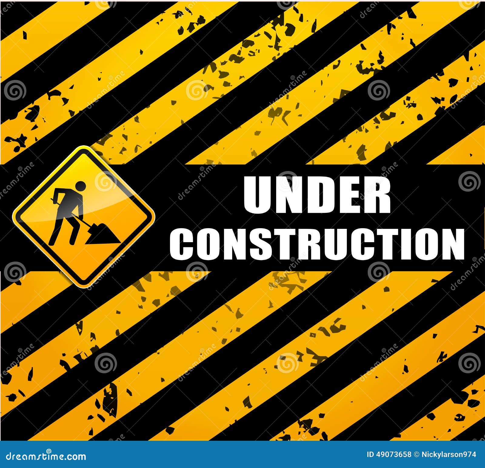 Under Construction Background Stock Vector - Illustration of ...