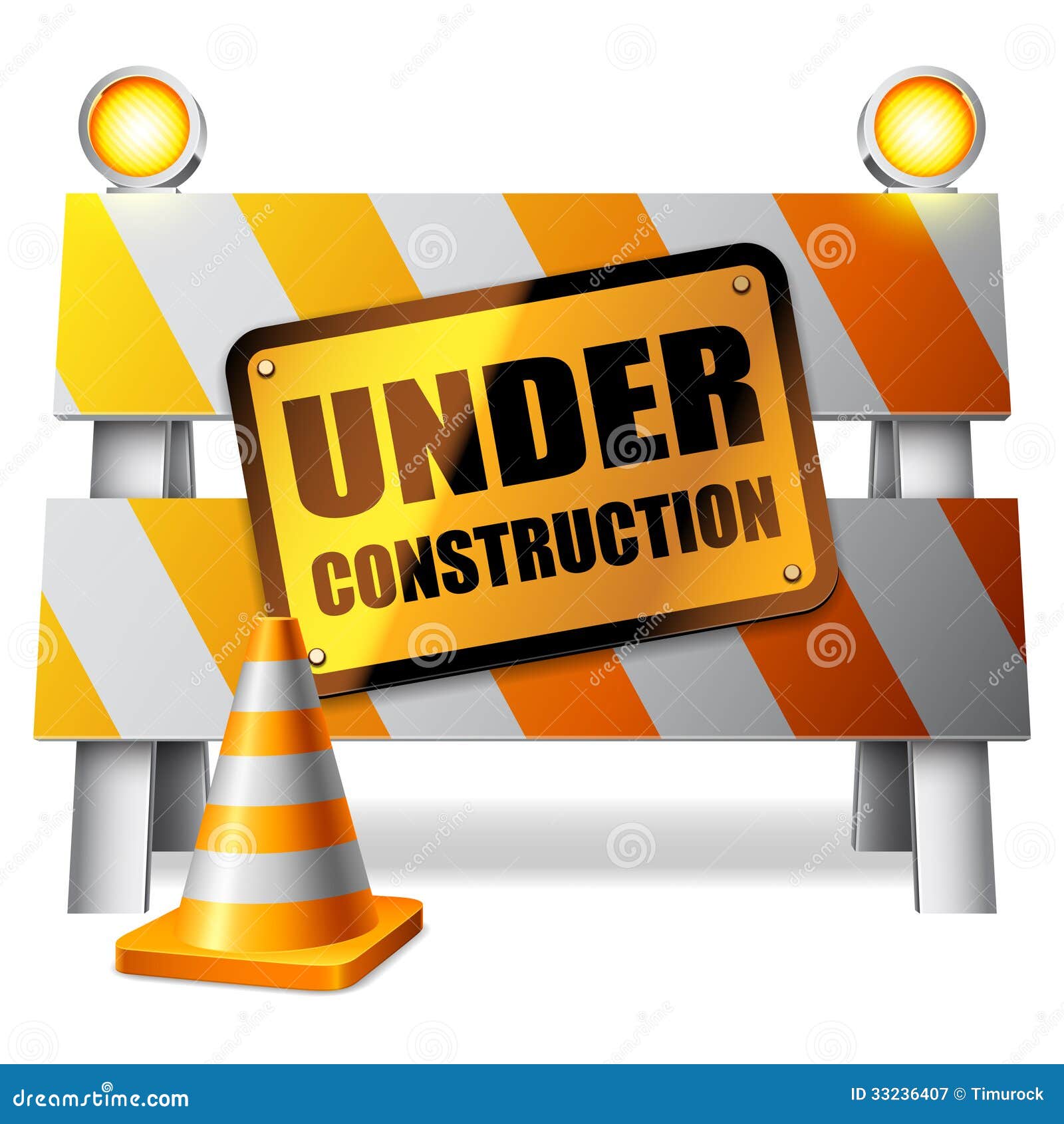 under construction barrier.