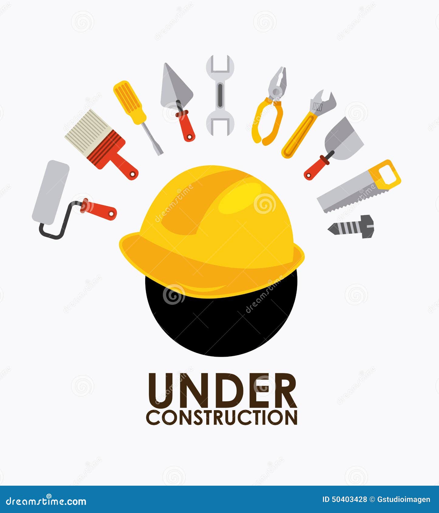 Under construction design, vector illustration eps10 graphic