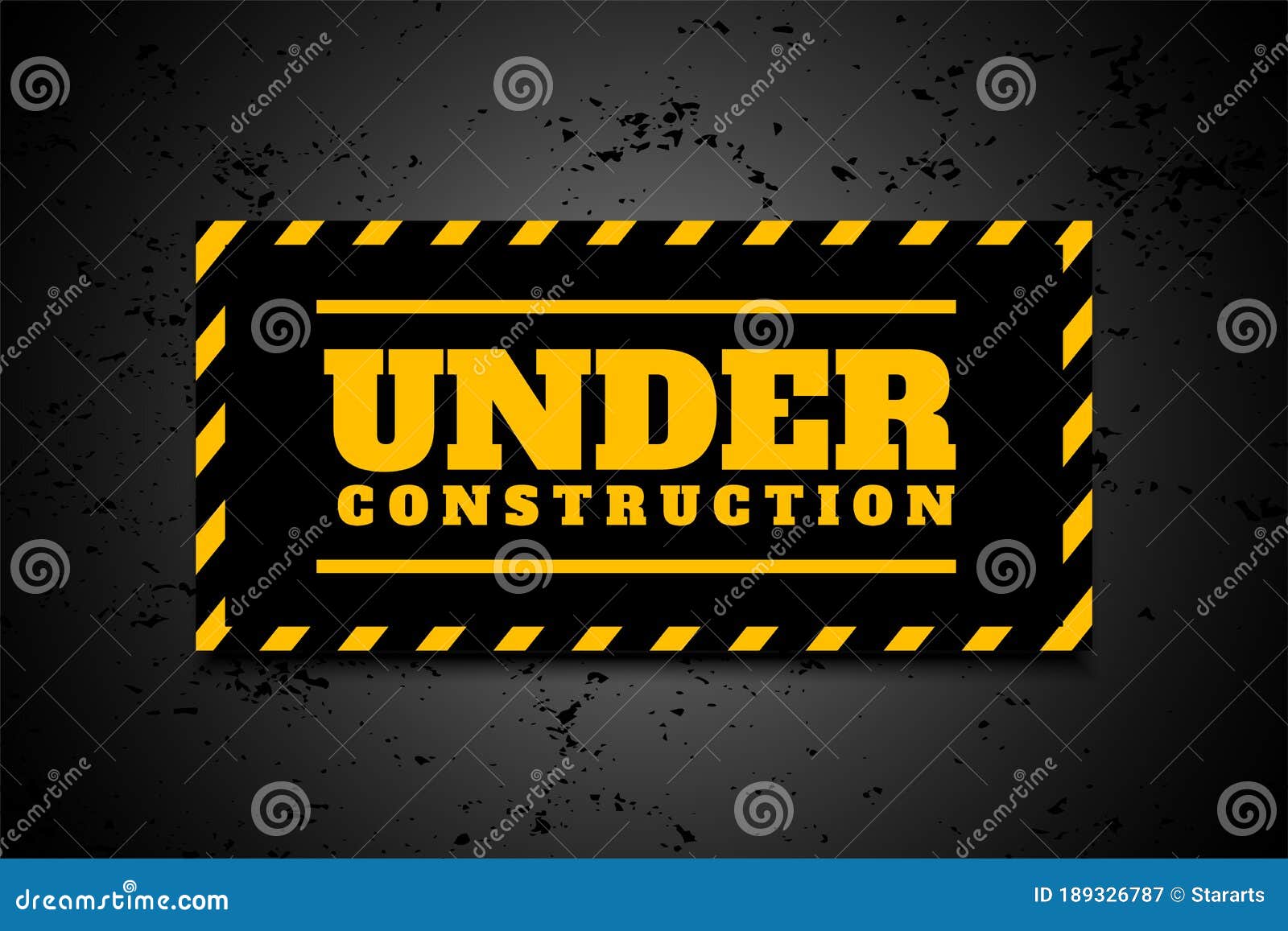 Under Construction Industrial Background in Yellow Black Stripes Stock ...