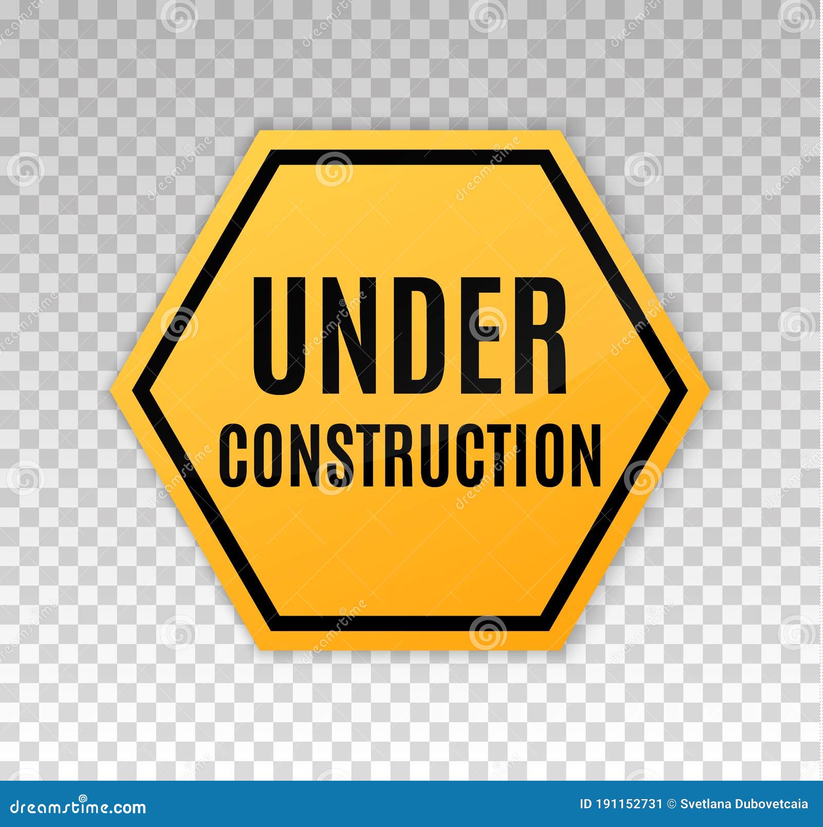 under construction sign. construct banner. icon under construction. signage danger. warning caution. yellow board attract attentio