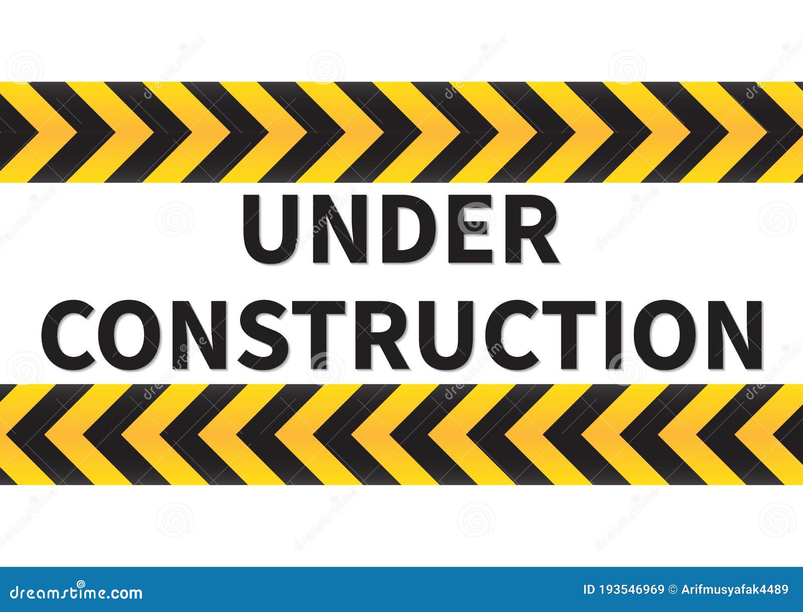 Under Construction Sign stock illustration. Illustration of construct ...