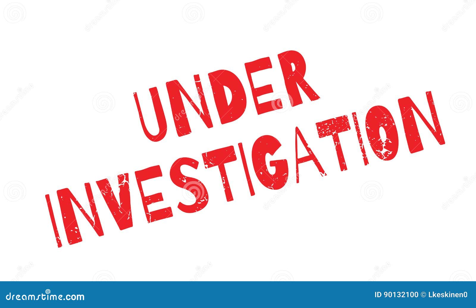 Under Investigation Rubber Stamp Stock Vector - Illustration of review ...