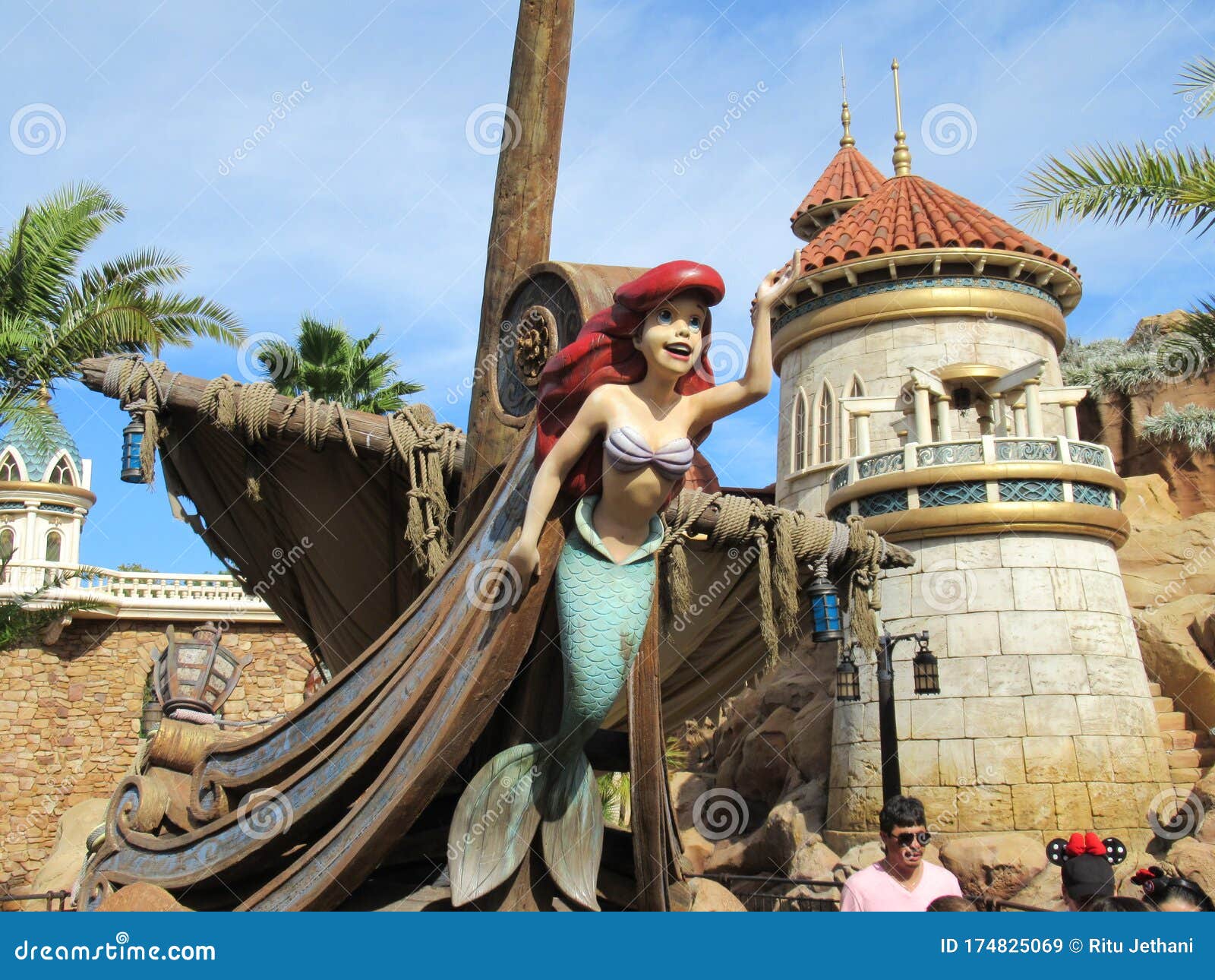 Under The Sea Journey Of The Little Mermaid Ride At Walt Disney Magic Kingdom Park Near Orlando In Florida Editorial Stock Image Image Of States Disneys