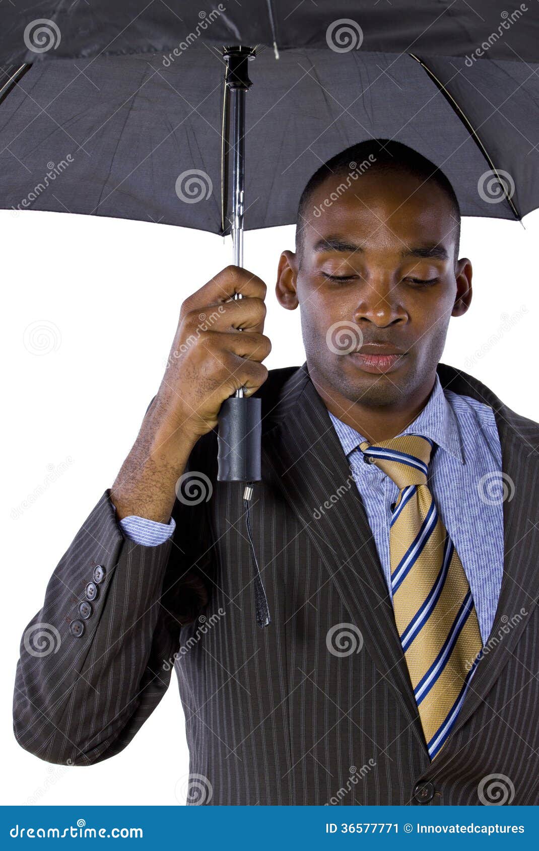 Under the Umbrella stock image. Image of grumpy, businessman 36577771