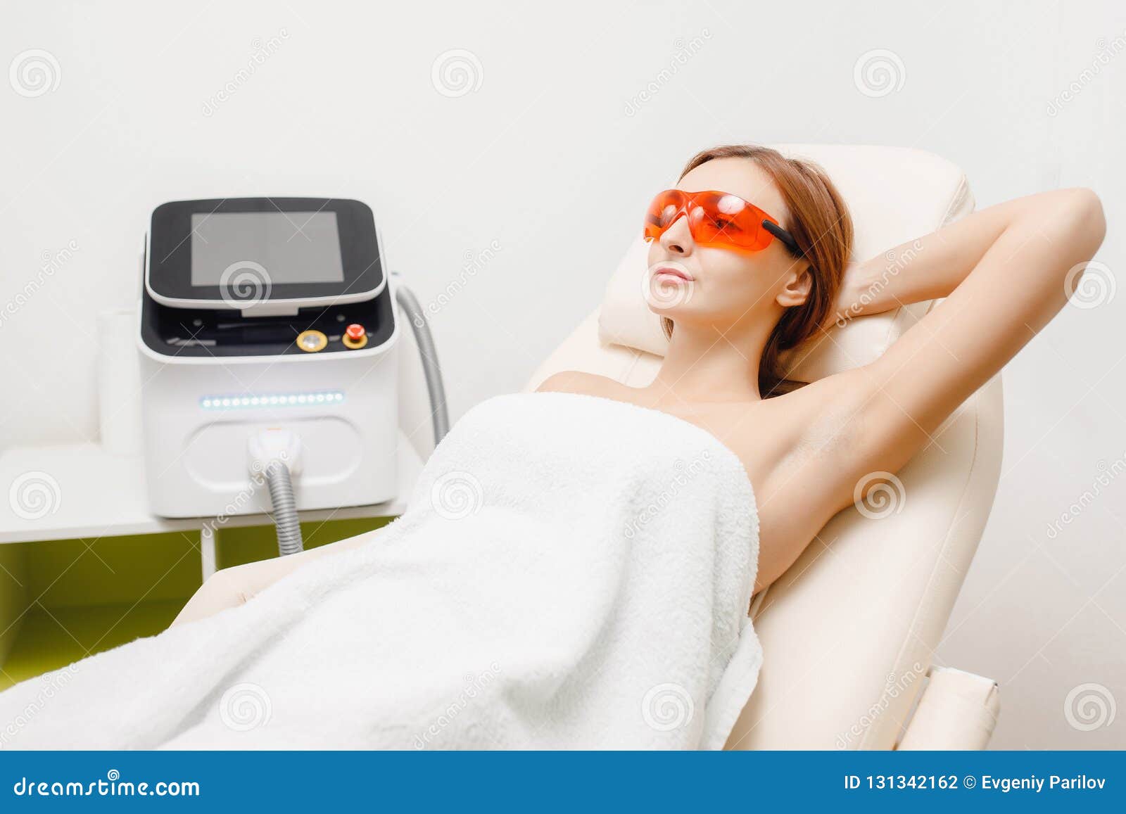 Underarm Laser Hair Removal Treatment Body Care Stock Photo Image Of