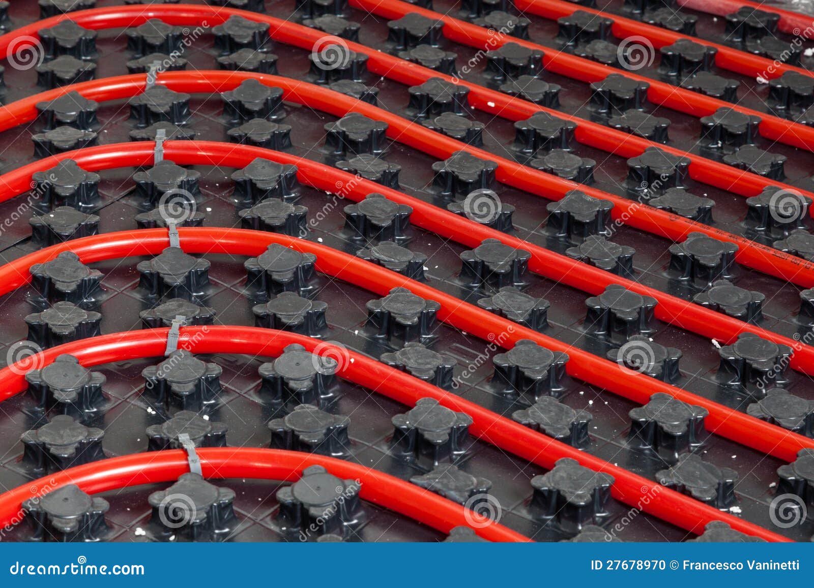 Underfloor heating stock photo. Image of chipboard, masonry 27678970