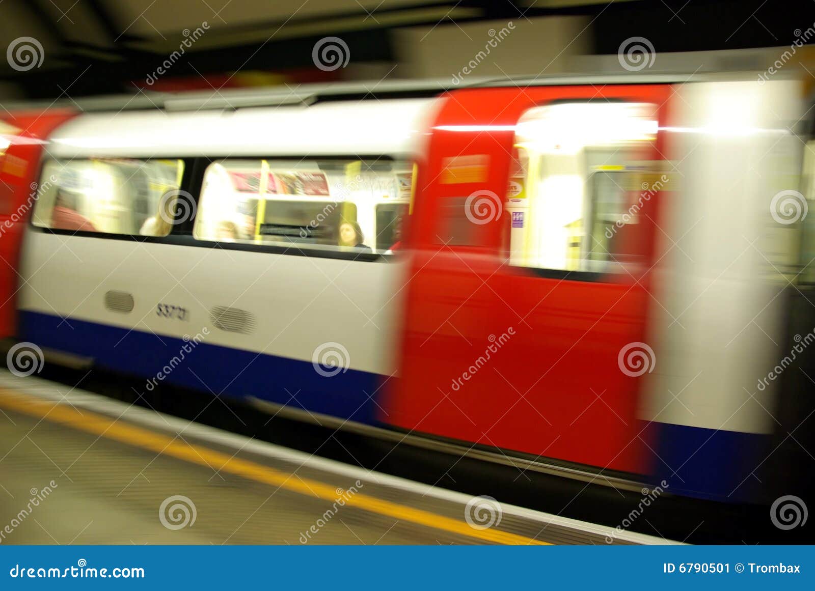 Underground coach stock image. Image of london, motion 6790501