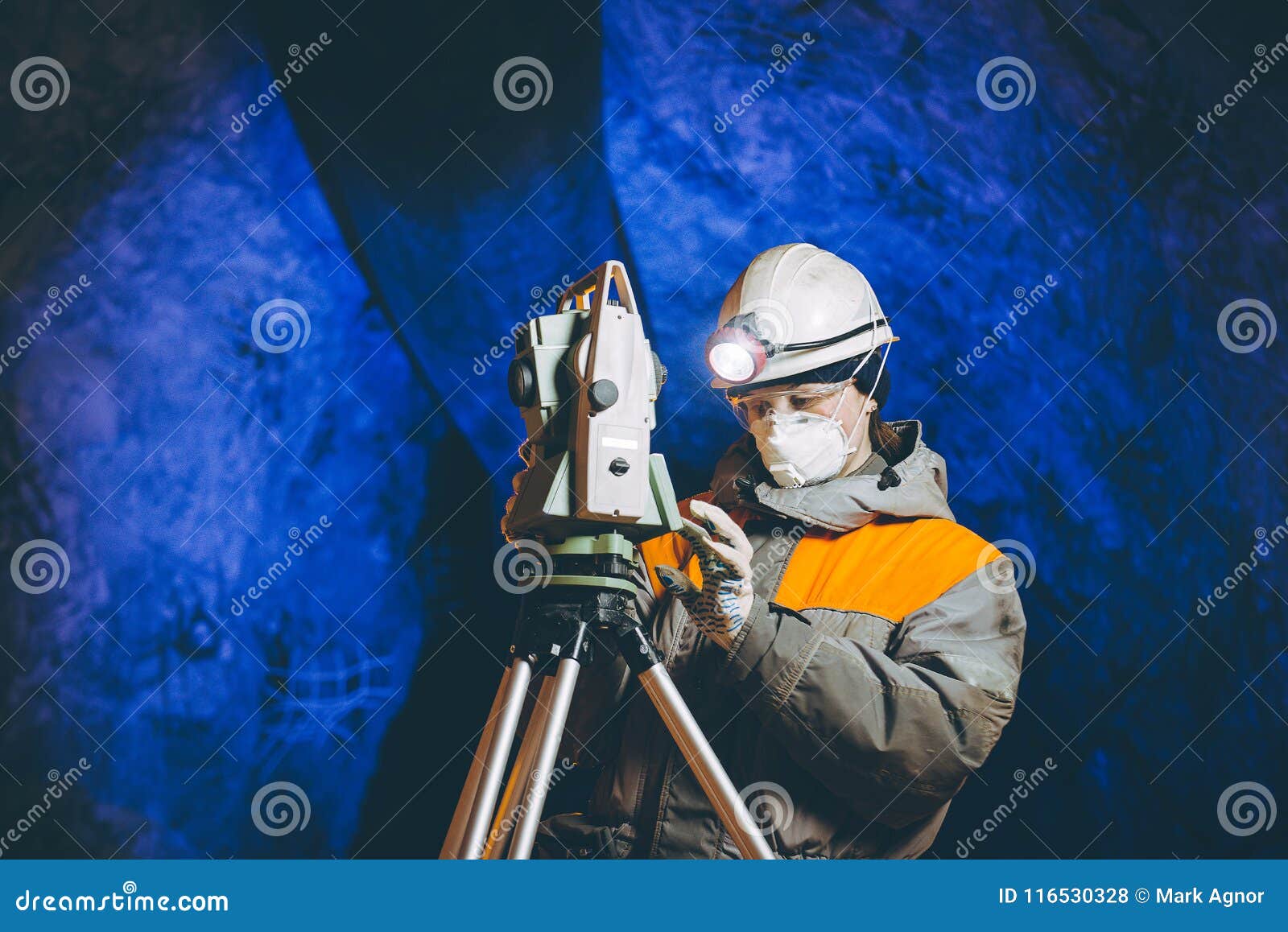 Underground Geologist Mining Stock Photo Image of geologist