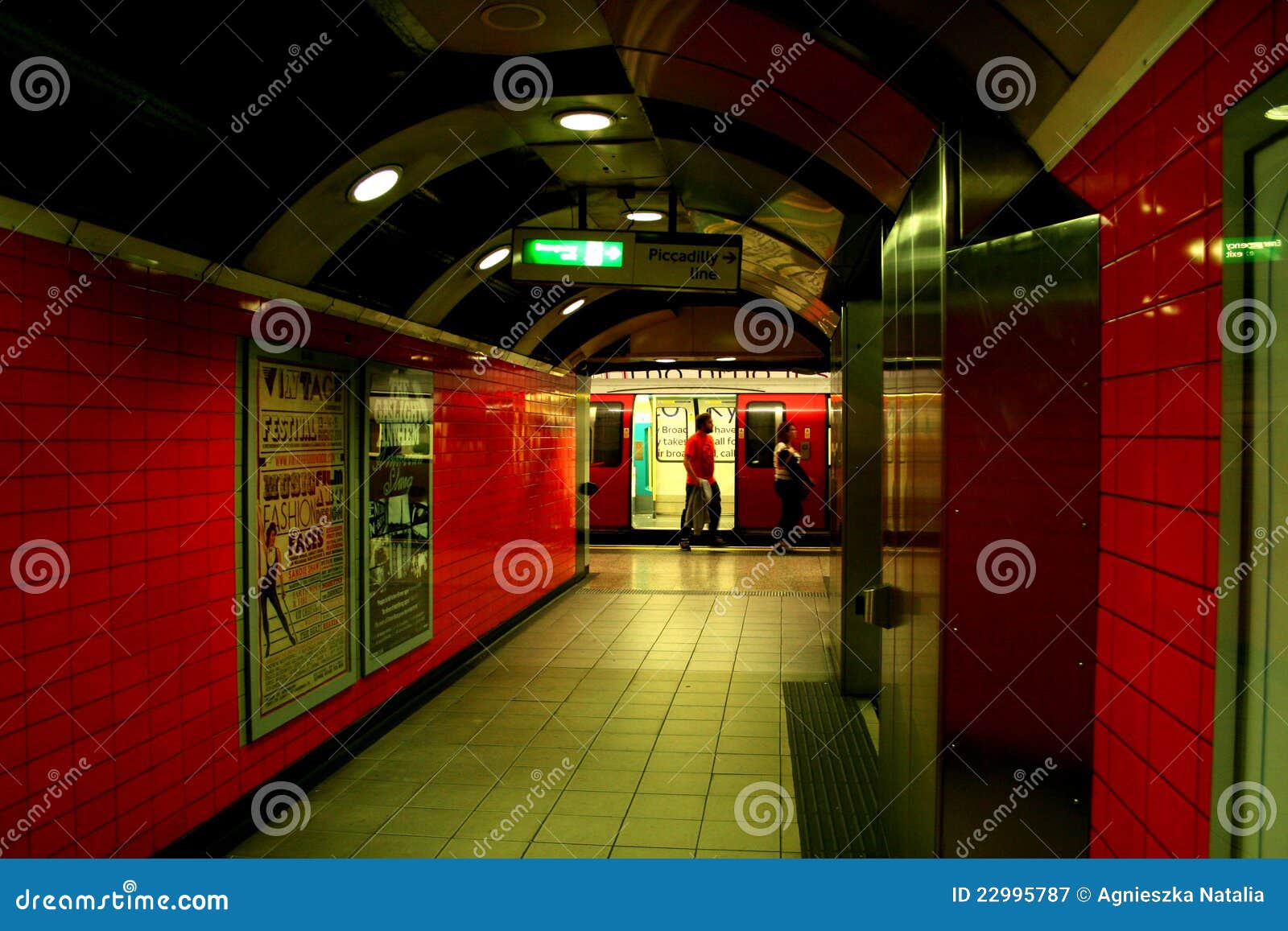 Underground Station in London Editorial Photography Image of district