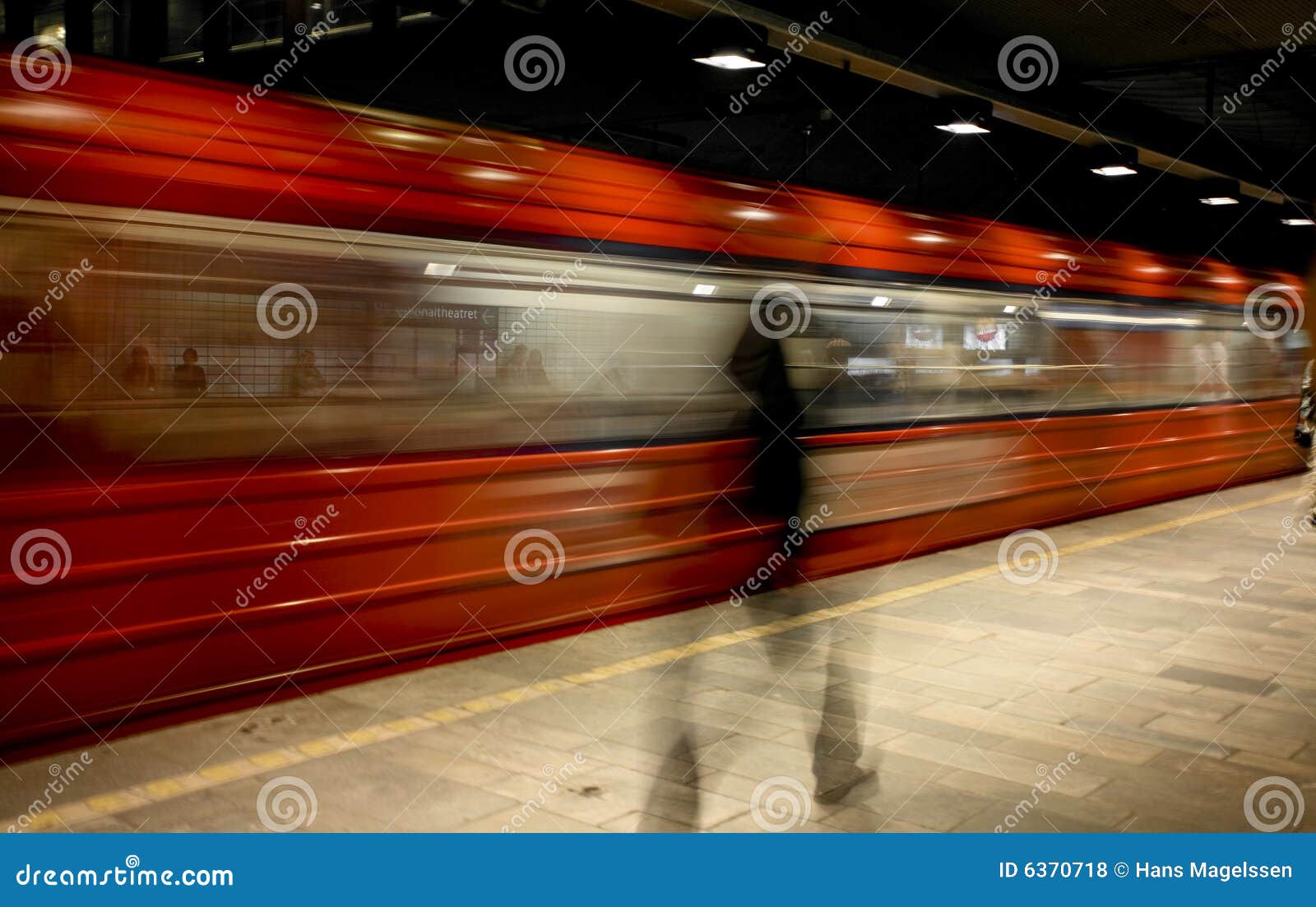 underground train in oslo