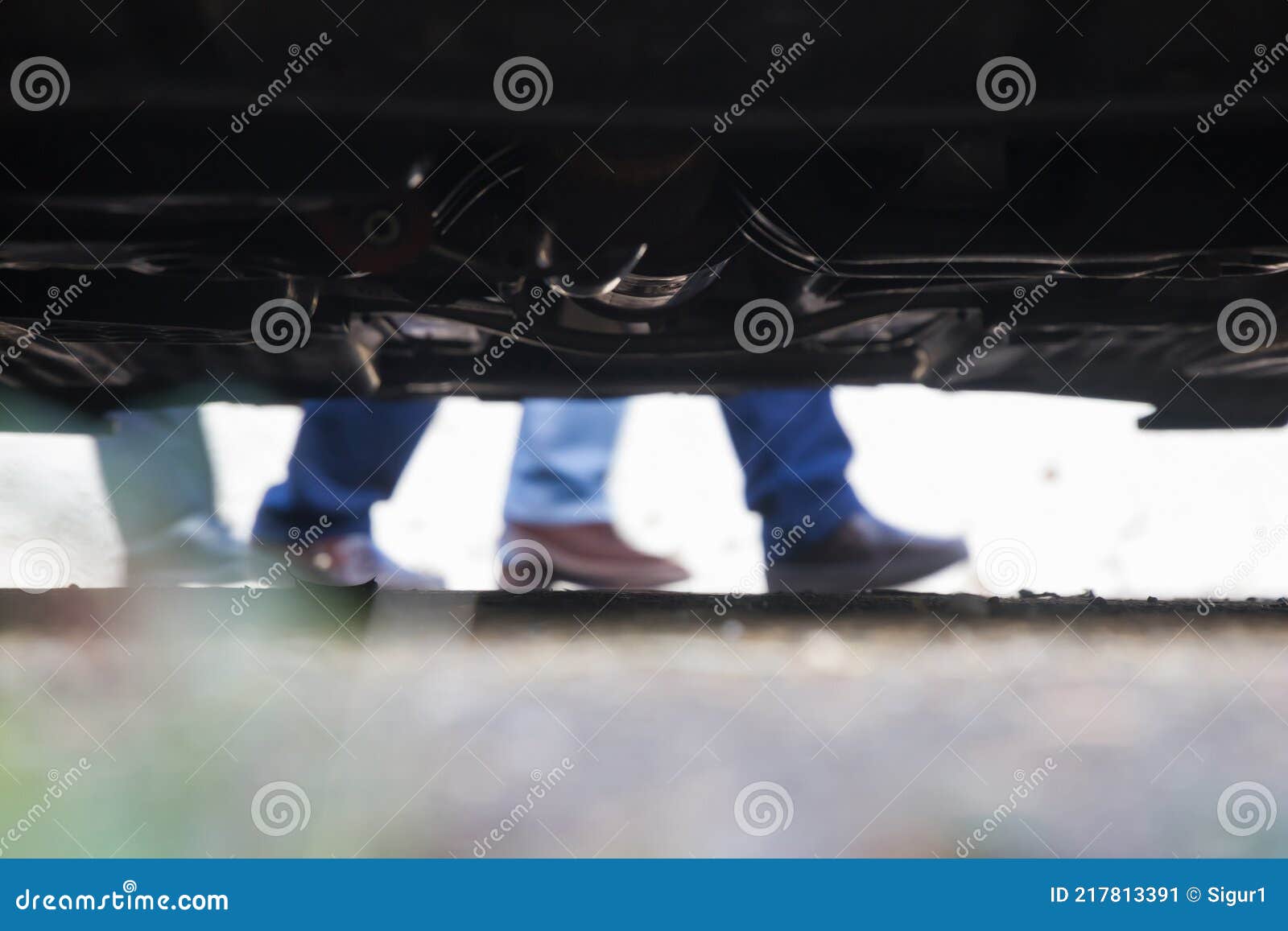 underside of a car