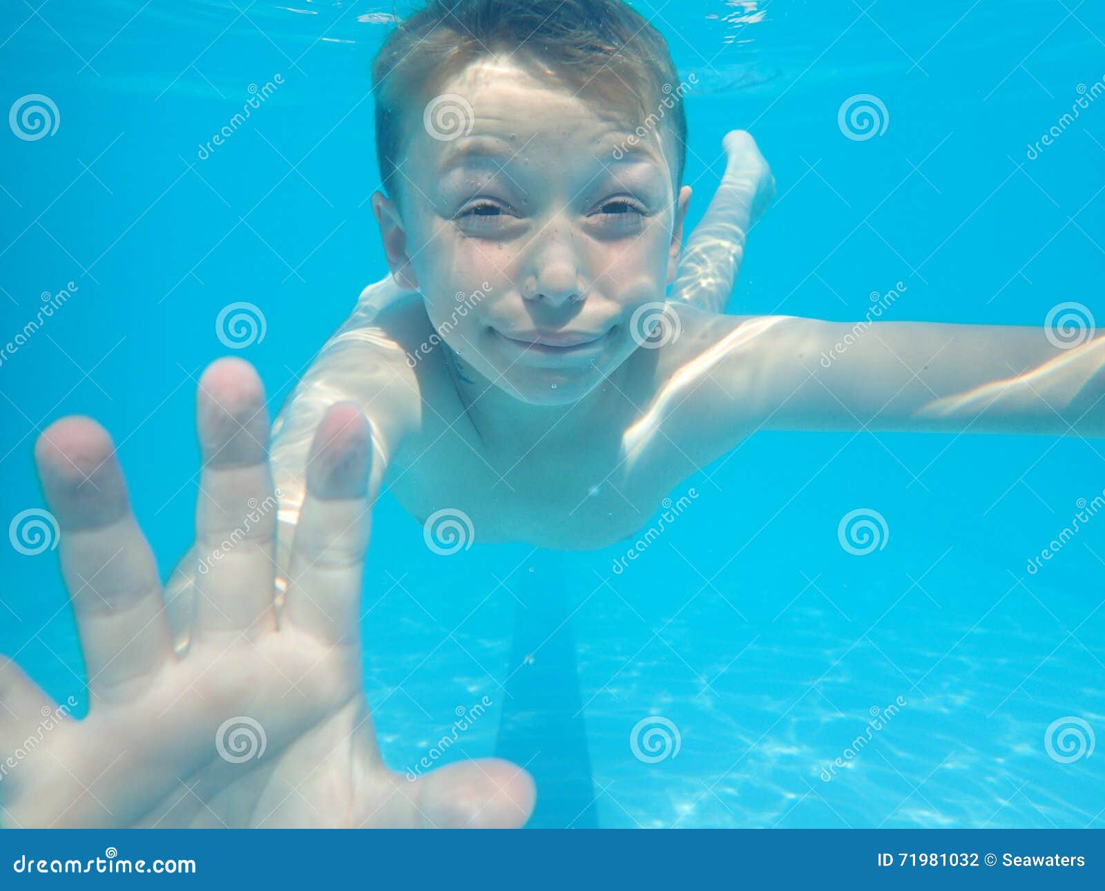 Underwater boy stock photo. Image of blue, exercise, play 71981032