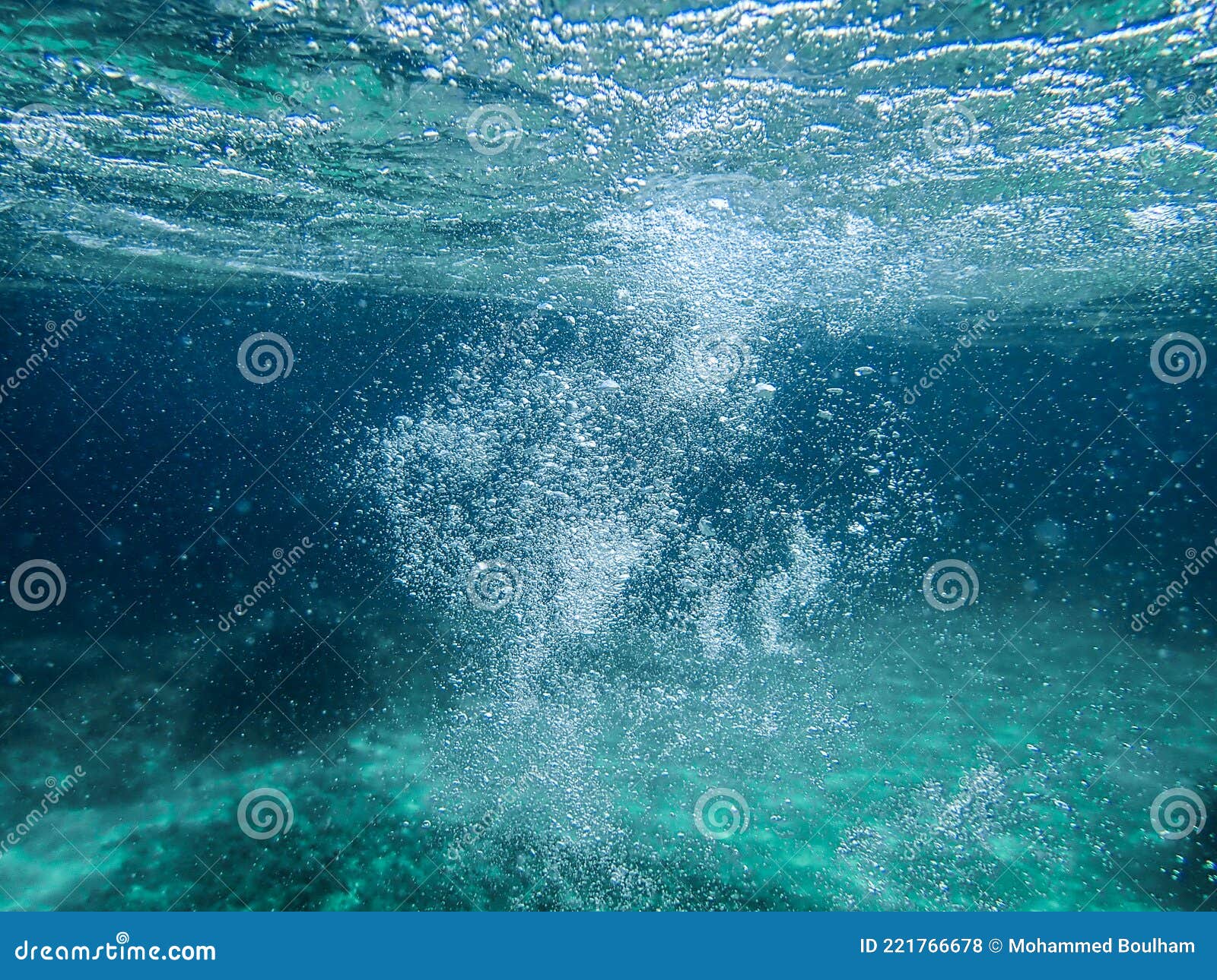 Underwater Bubbles, Under the Mediterranean Sea, Very Suitable Landscape  Picture for Backgrounds, Blue Background of Underwater Bu Stock Photo -  Image of transparent, natural: 221766678
