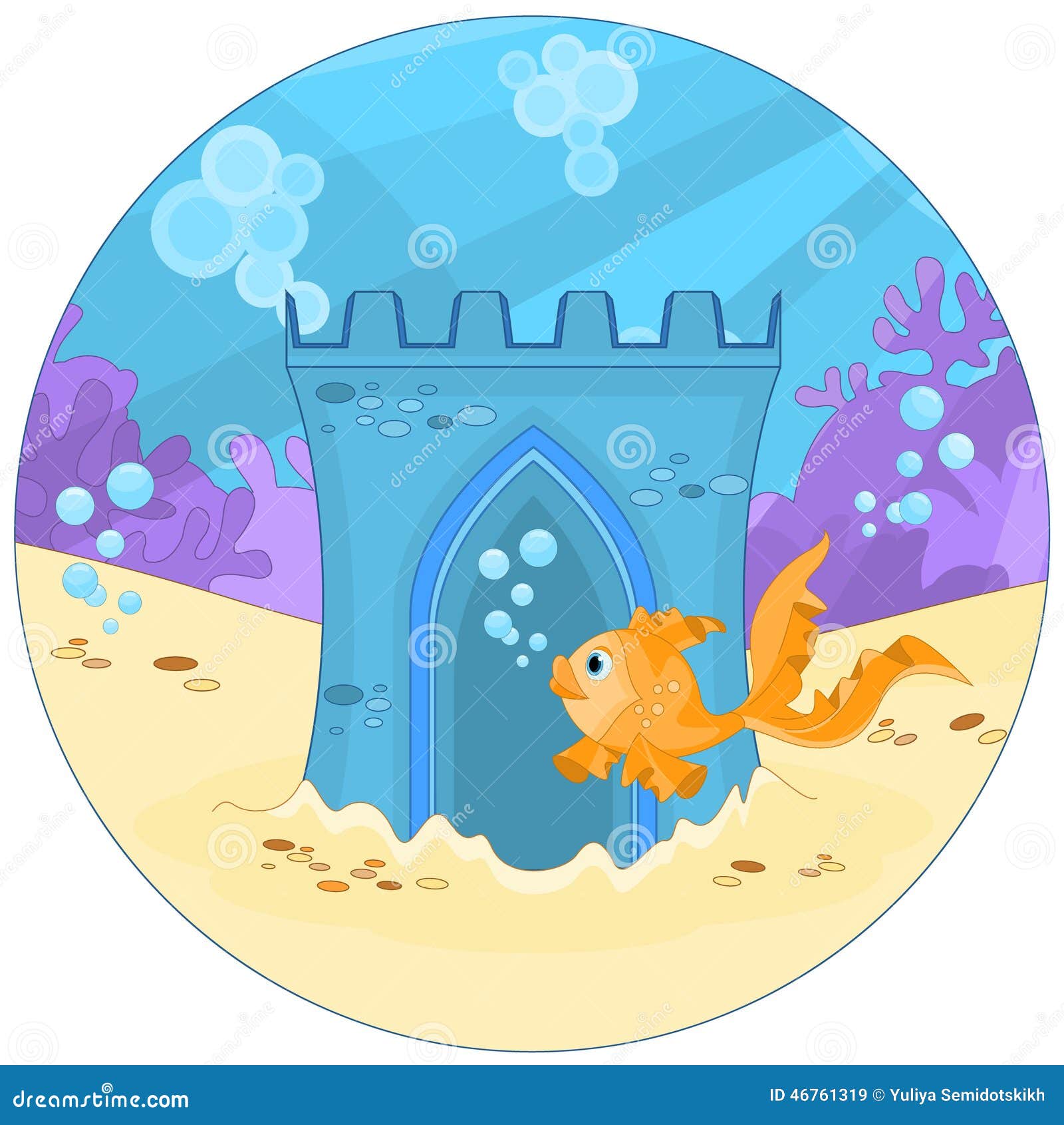 underwater castle clipart - photo #14