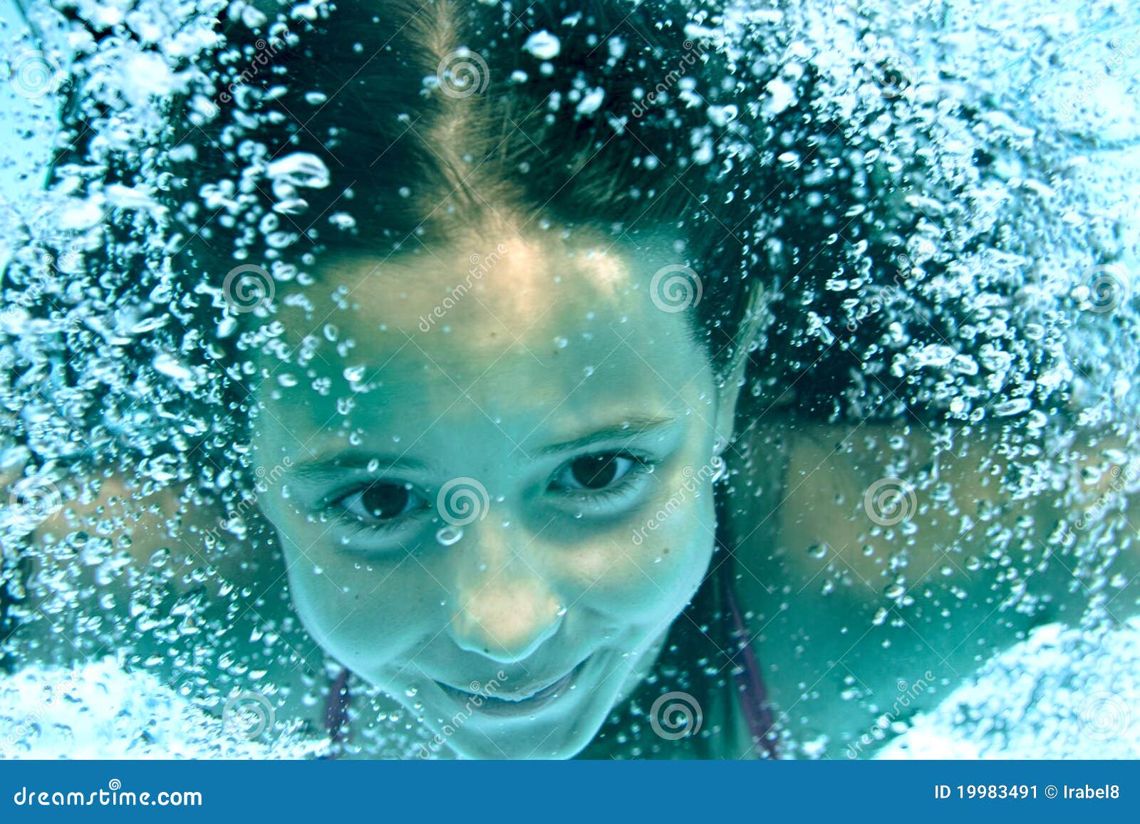 Underwater girl stock image. Image of action, closeup - 19983491