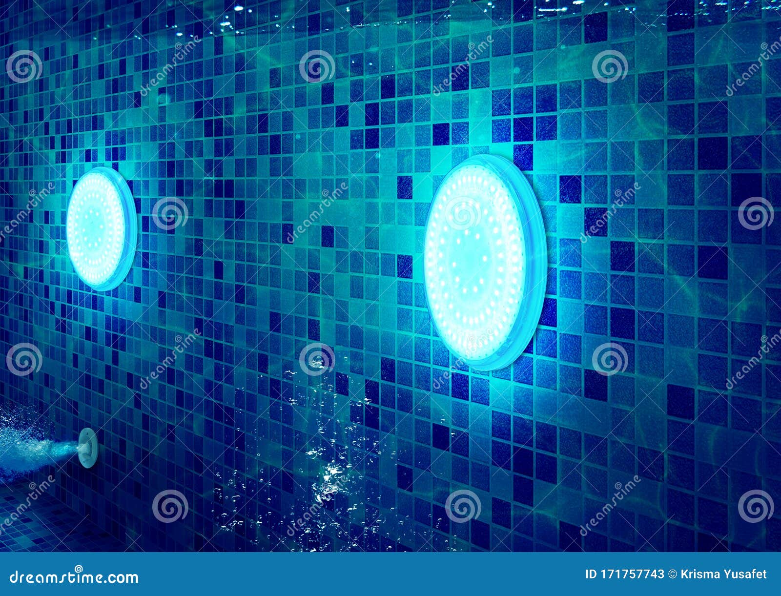 Underwater Led Light For Swimming Pool Application Stock Image Image Of Swimming Lighting 171757743